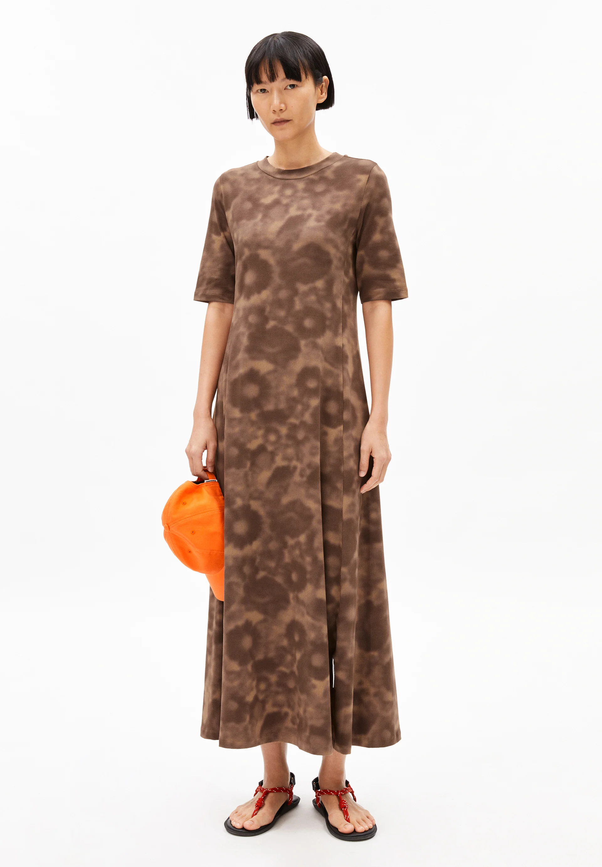 ZURAA AUTUMN GARDEN Jersey dress from organic cotton mix