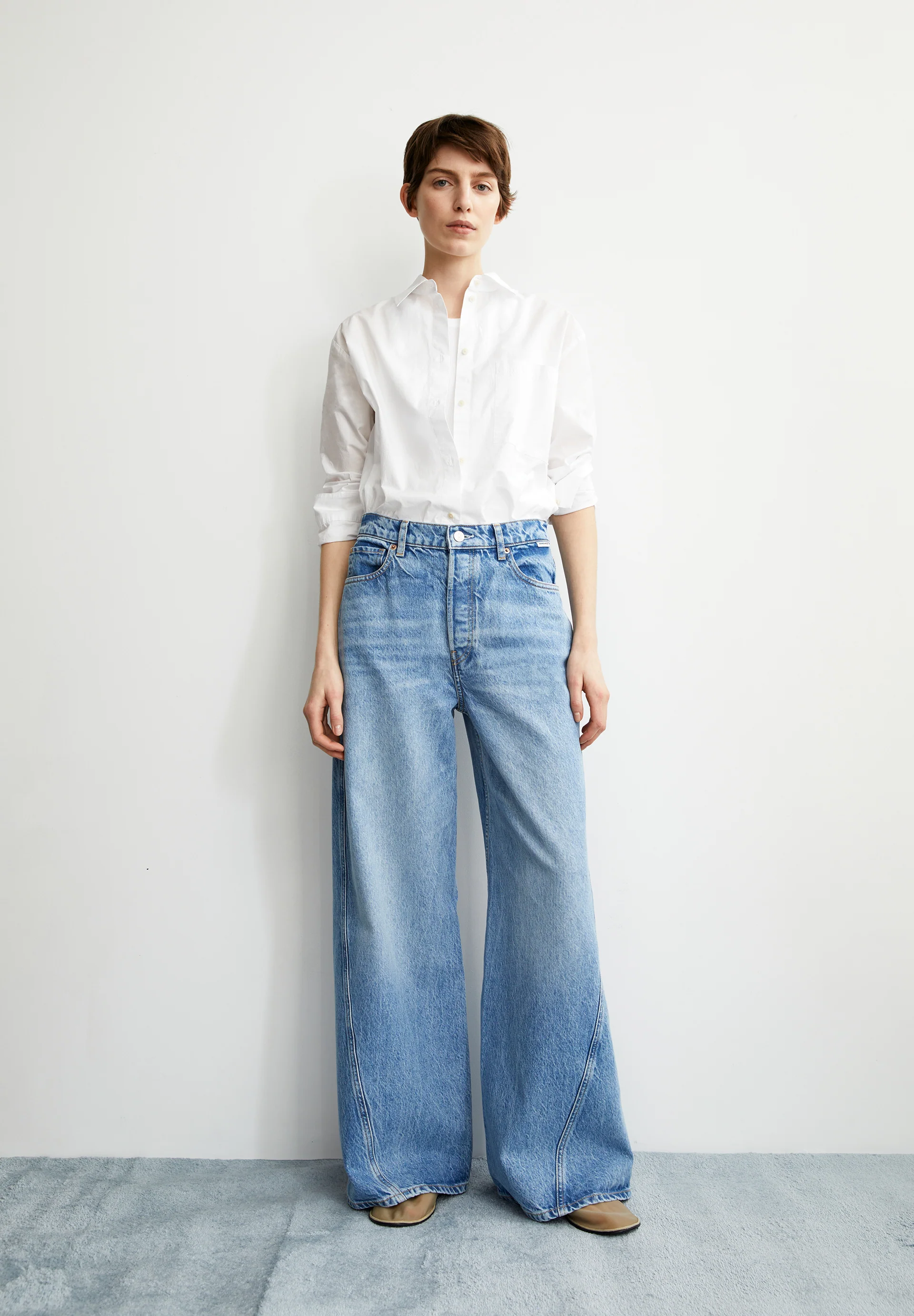 ATHENAAS WIDE JEAN Wide jeans SaXcell® lyocell mix