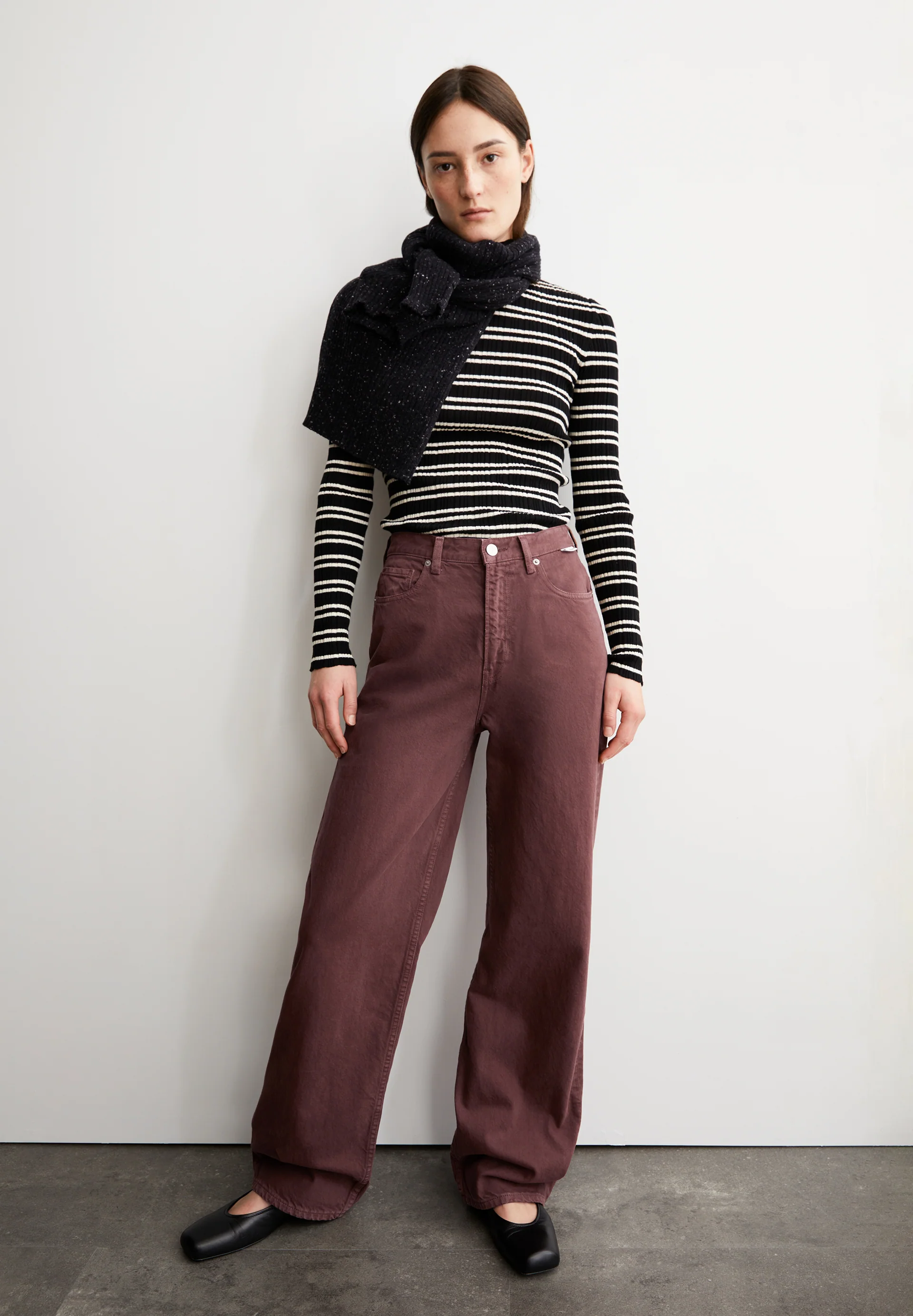 ENIJAA Wide Jeans recycled Cotton