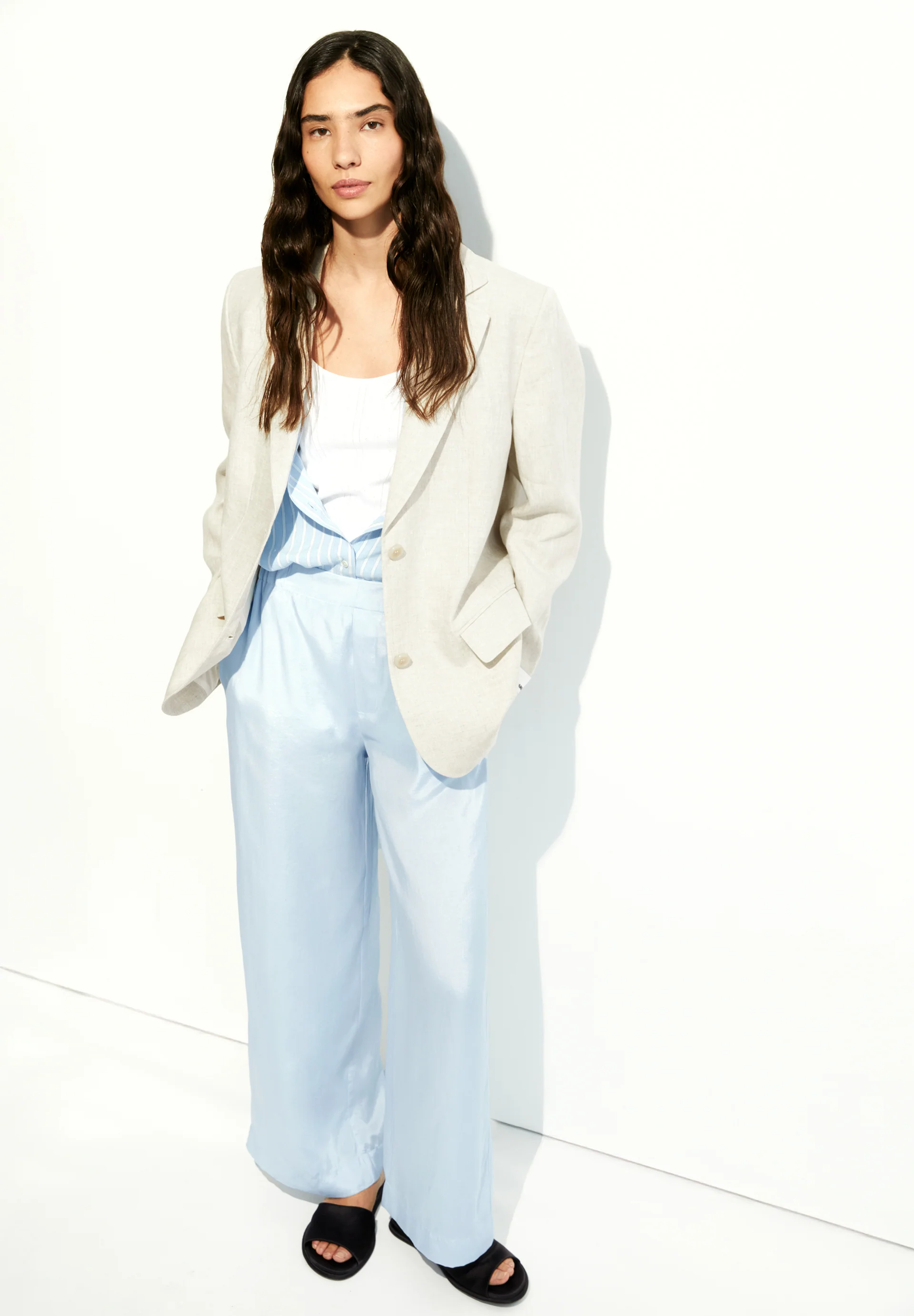 JONVAALIE Woven Pants made of TENCEL™ LUXE Lyocell Mix