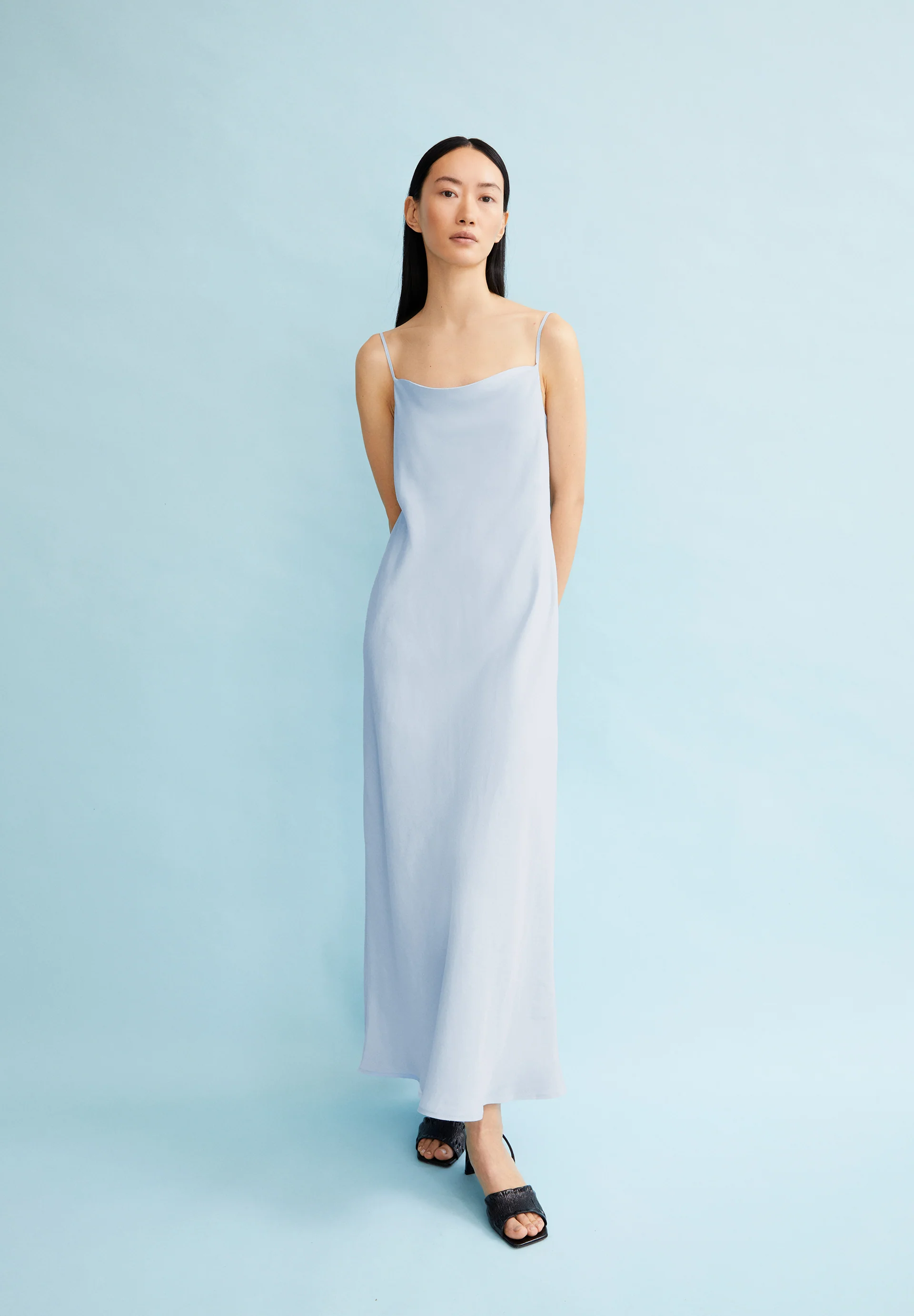 NELEAA Woven Dress made of TENCEL™ LUXE Lyocell Mix