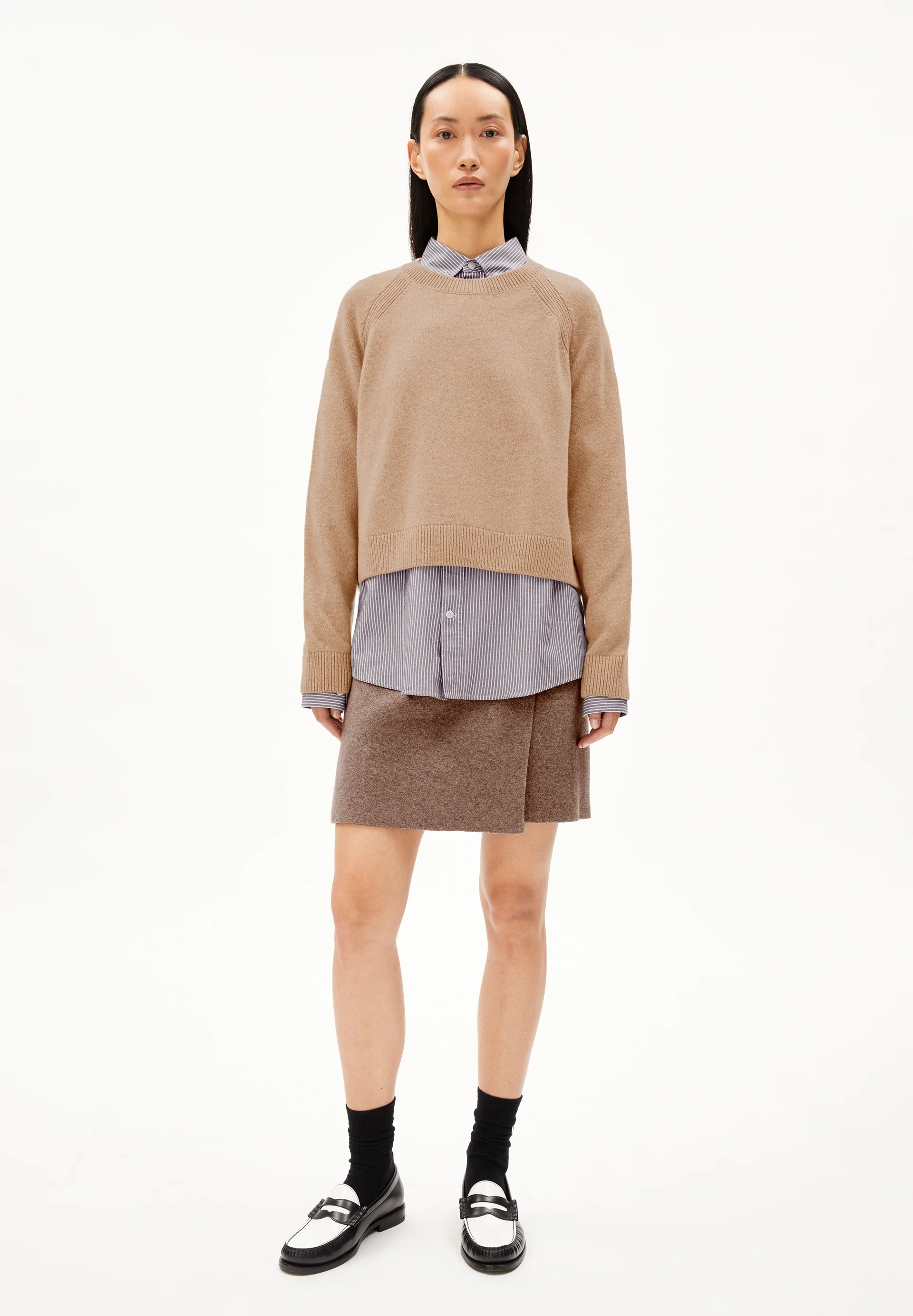 DILIRIAA REGLANA Sweater made of recycled Organic Wool Mix