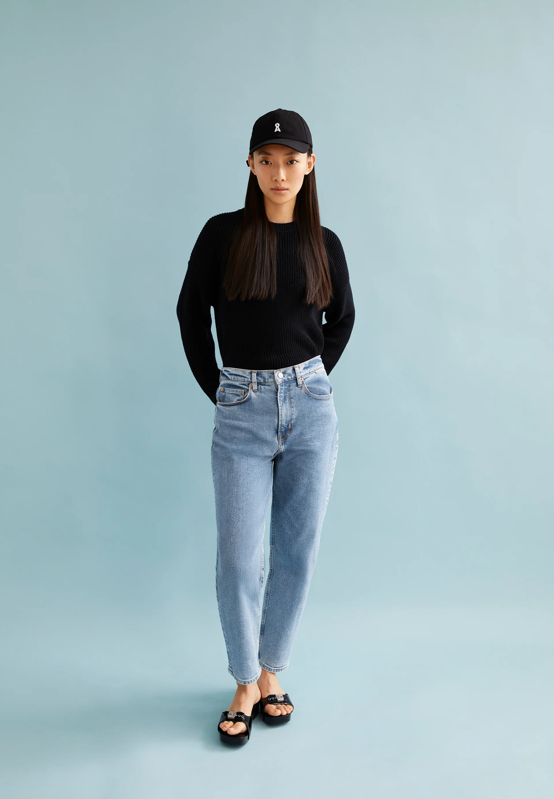 MAIRAA Mom Jeans recycled Cotton Mix Comfort Stretch