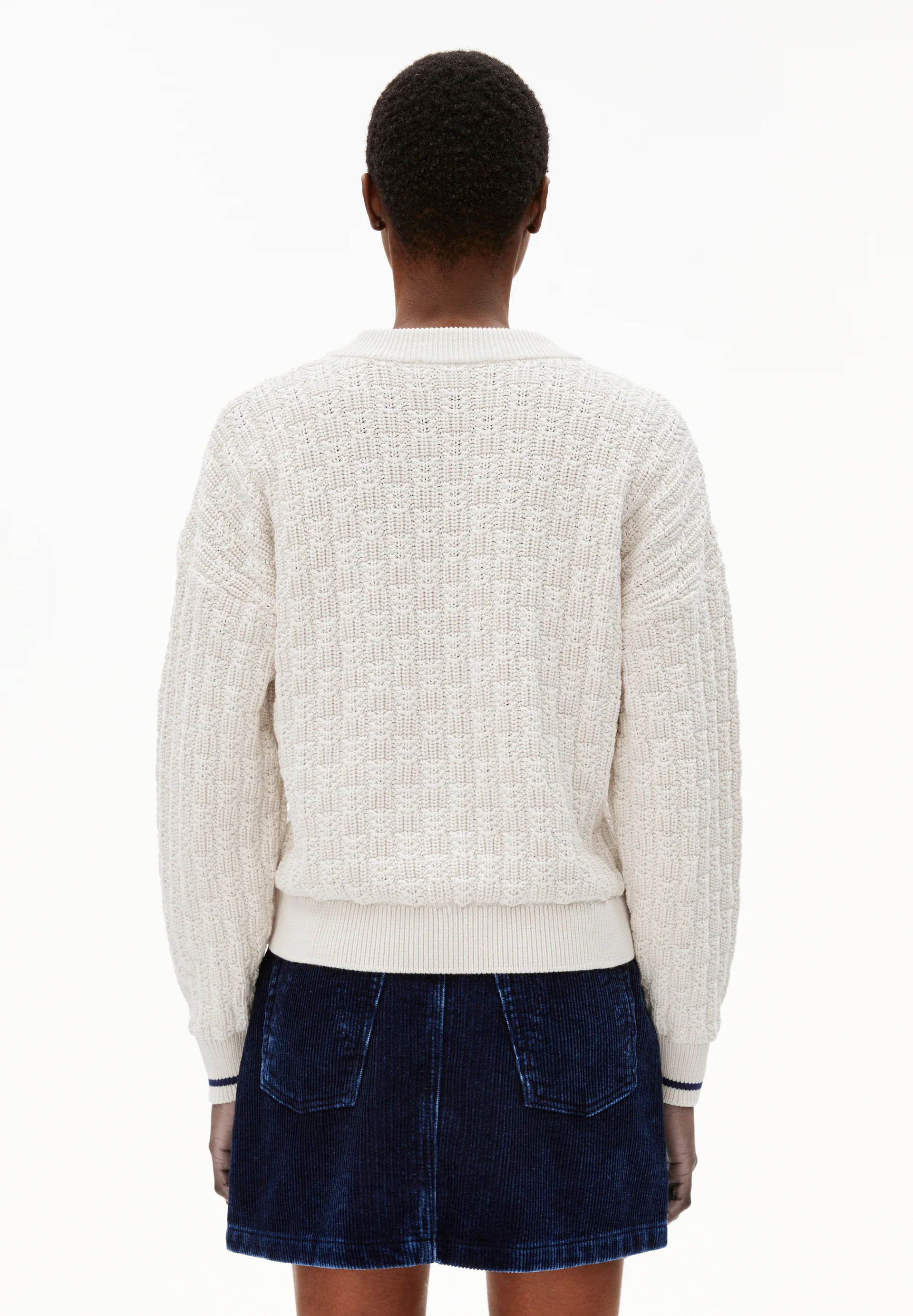 CAARLAS STRUCTURE Pullover from organic cotton