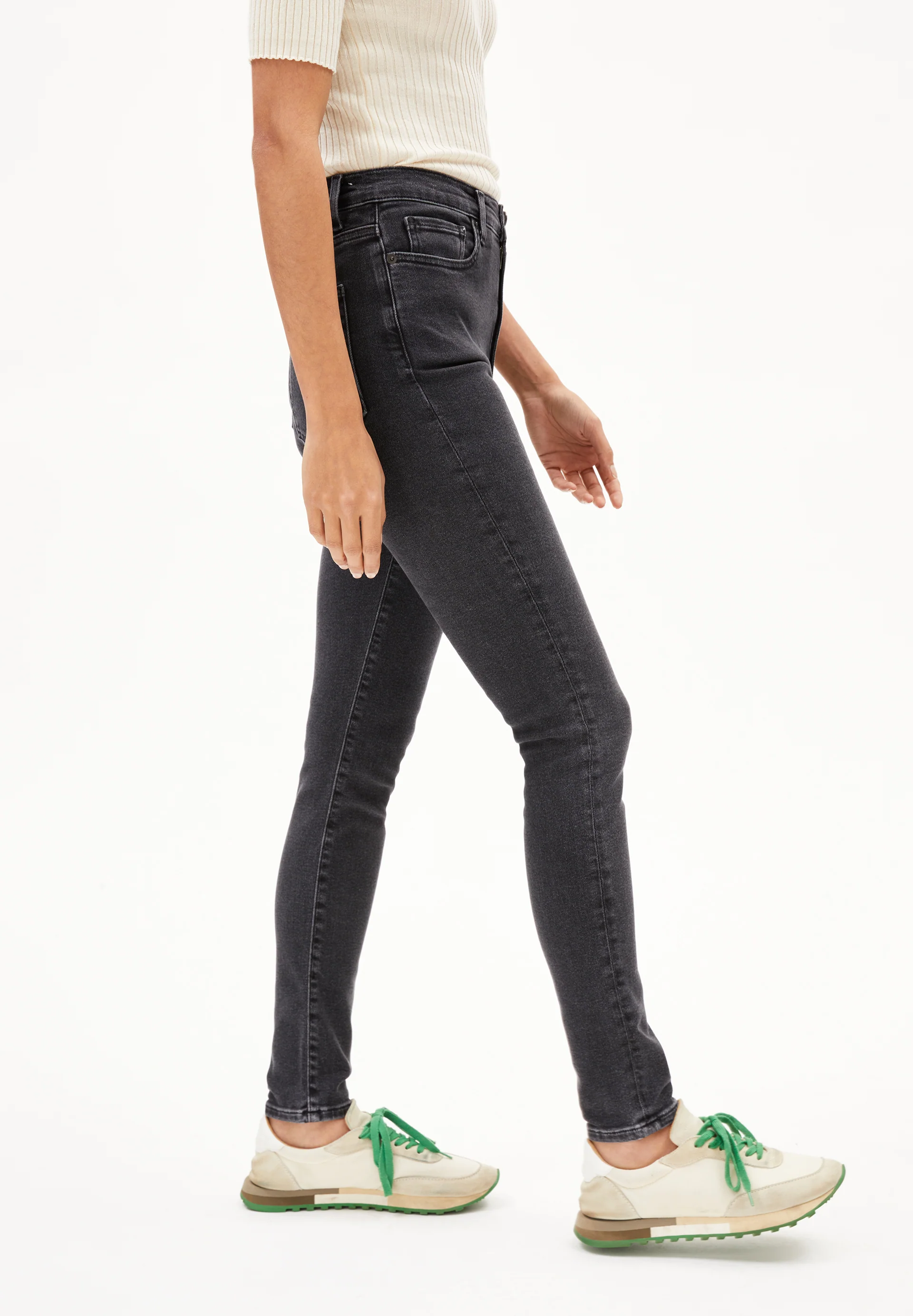 INGAA Skinny Jeans High Waist Organic Cotton Mix X-Stretch