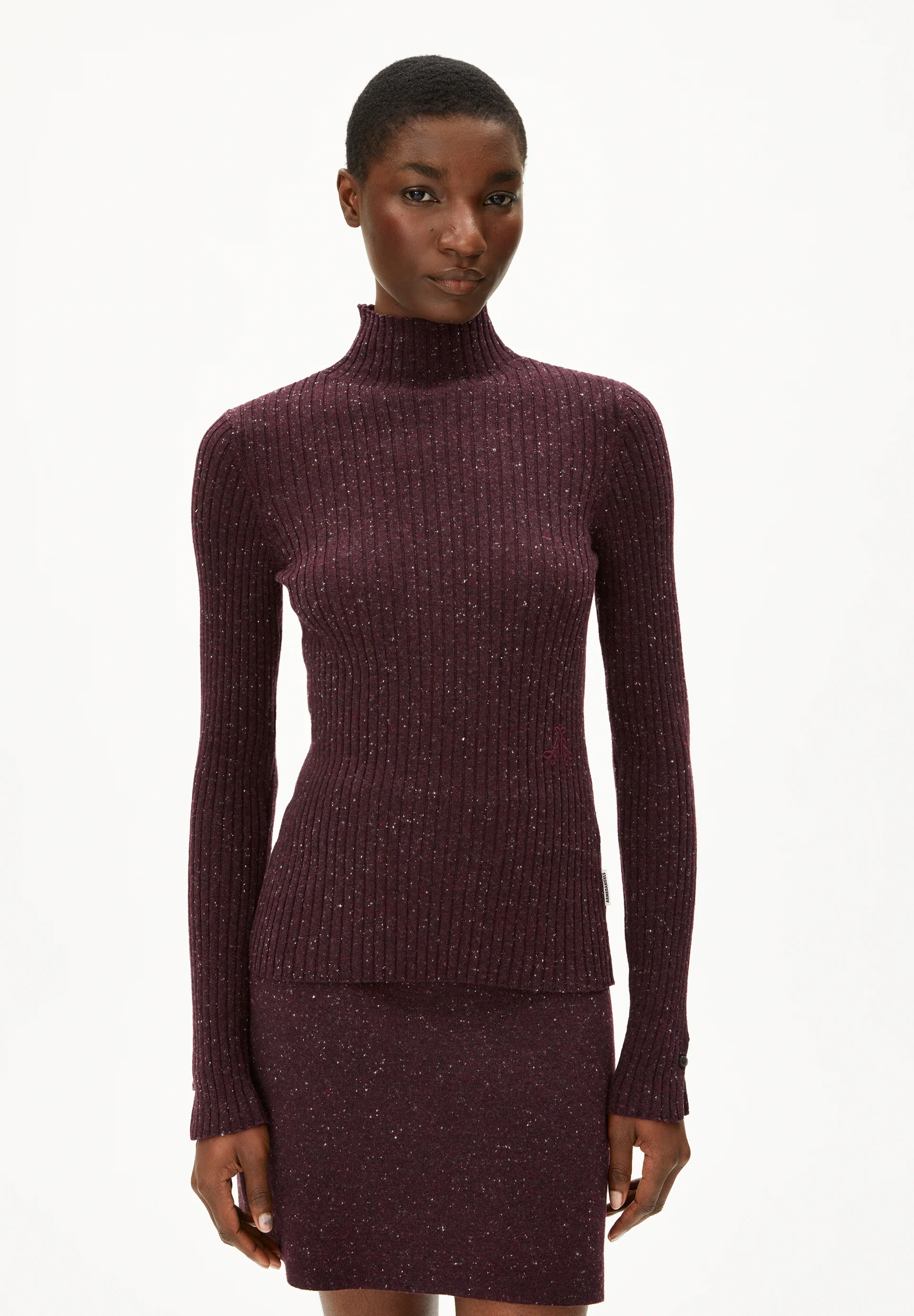 ALAANIA TWEED Sweater made of recycled Organic Wool Mix