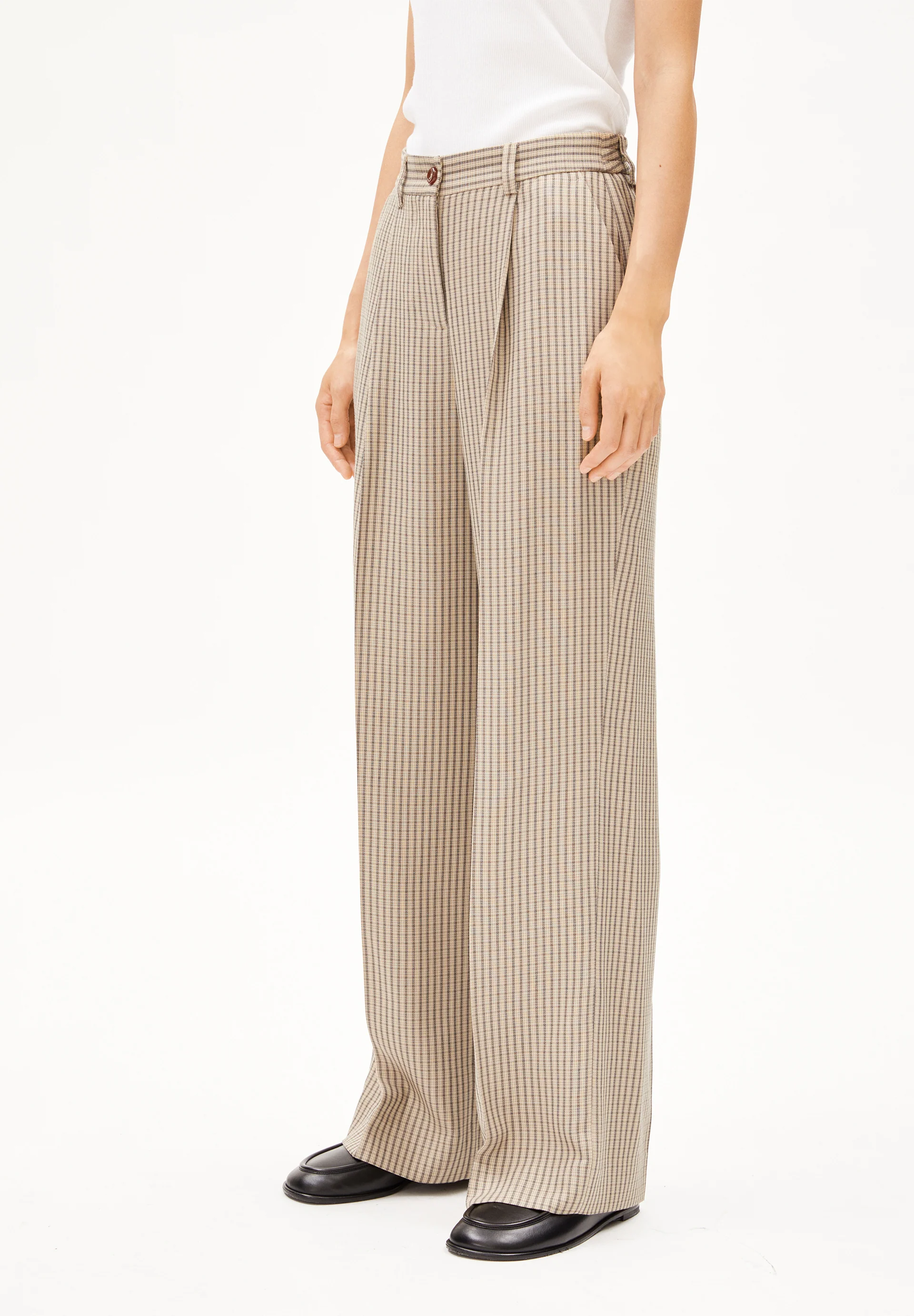 NUMAALI CHECK Woven Pants made of LENZING™ ECOVERO™ Viscose