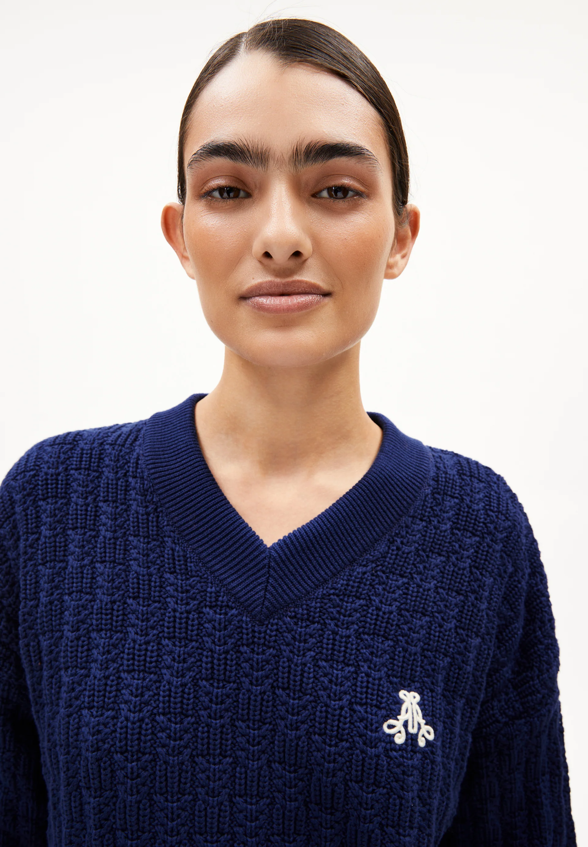 CAARLAS STRUCTURE Pullover from organic cotton