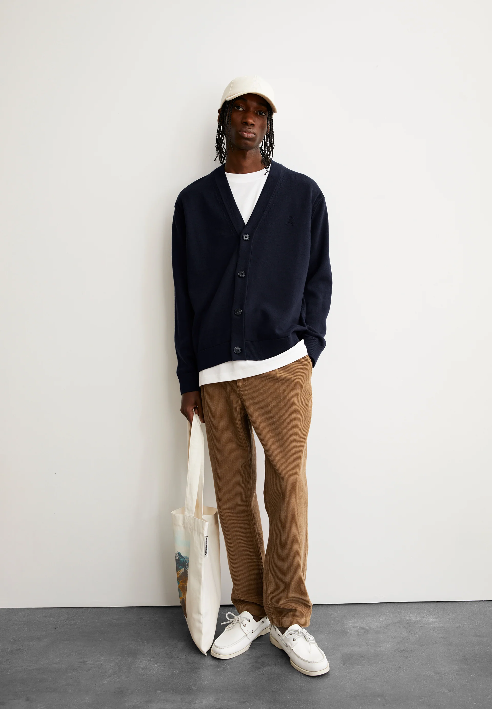 AANATOL Cardigan made of Organic Wool Mix