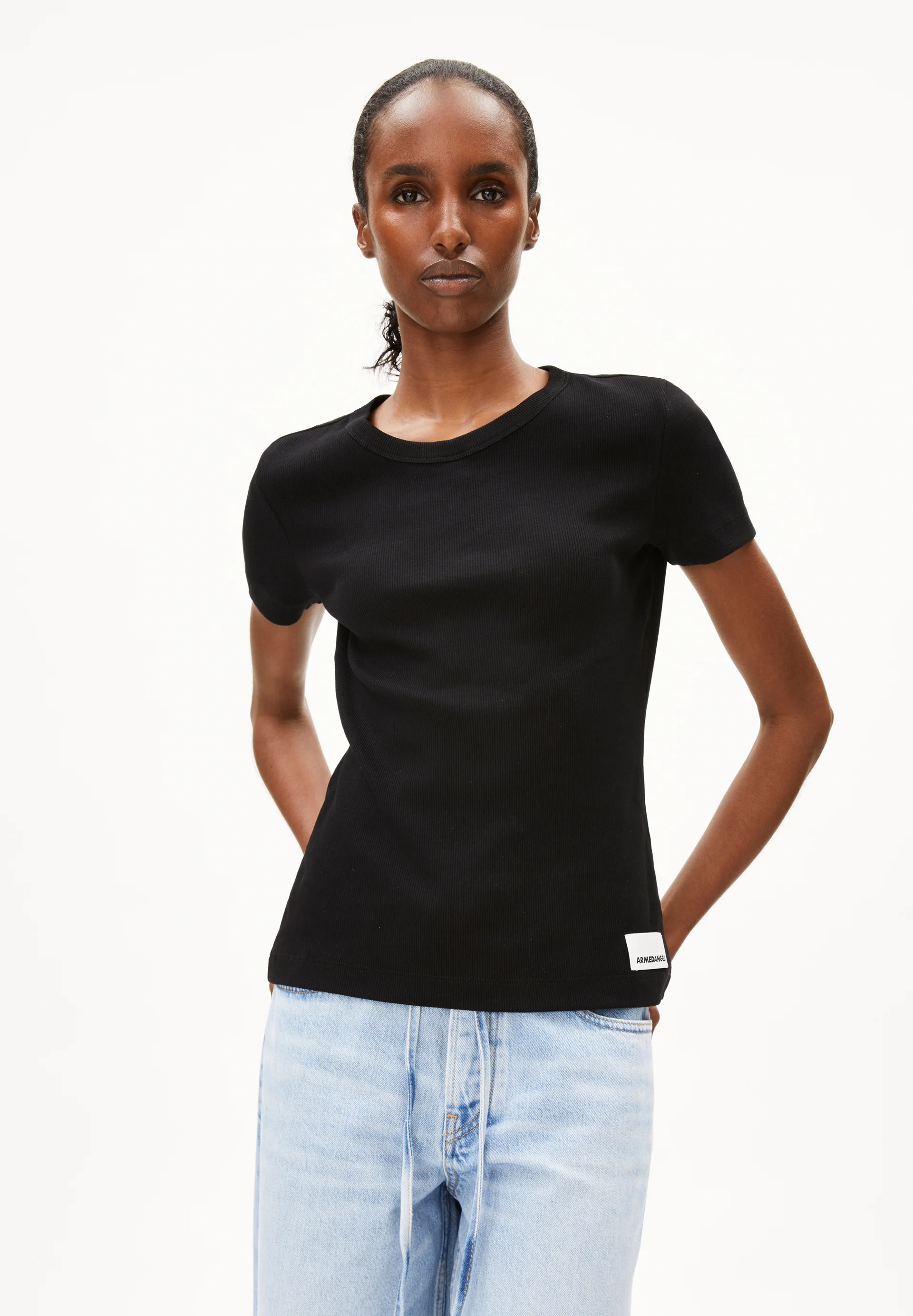 KARDAA Rib-T-Shirt made of Organic Cotton Mix