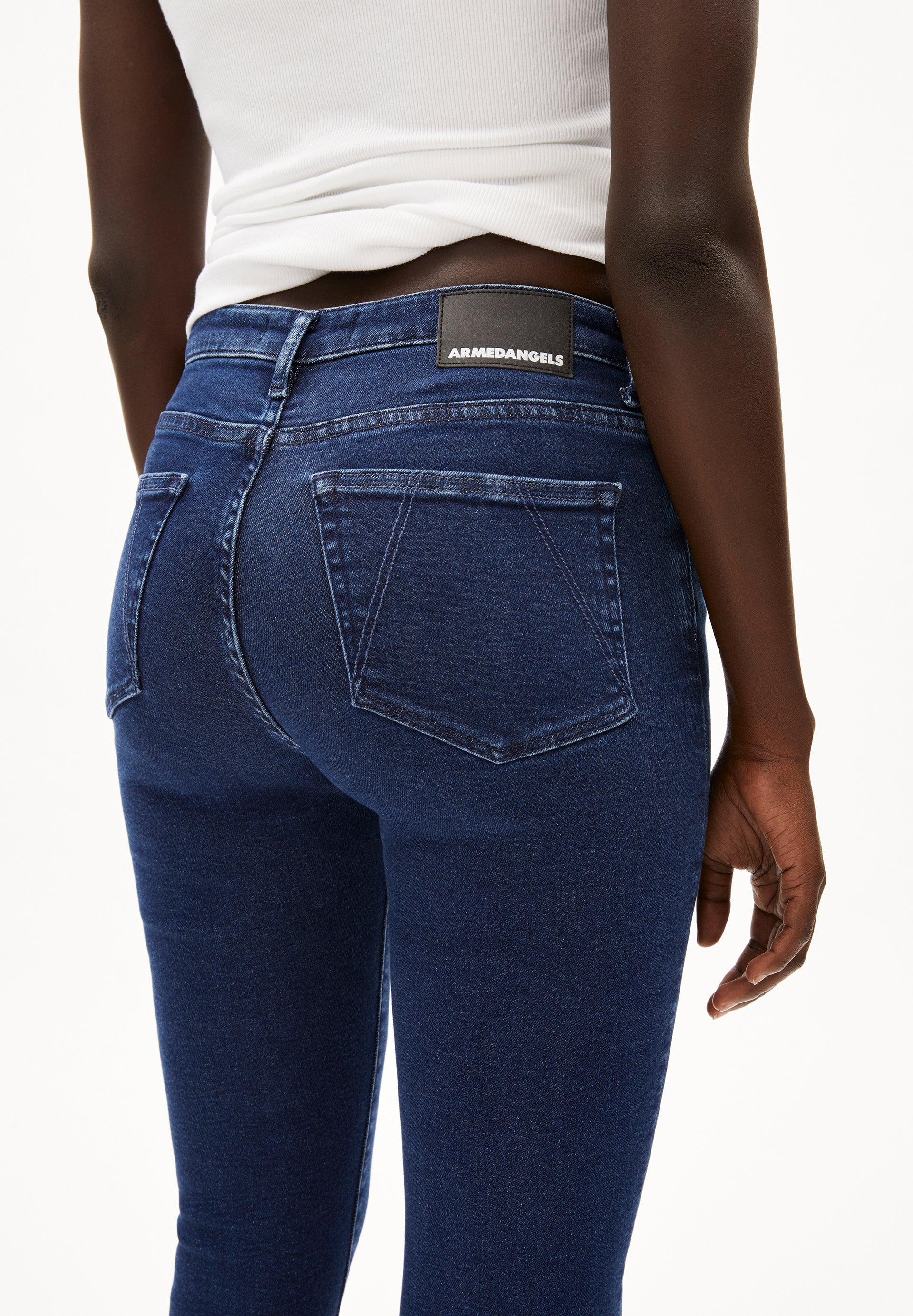 TILLAA Skinny Jeans Mid Waist Organic Cotton Mix X-Stretch