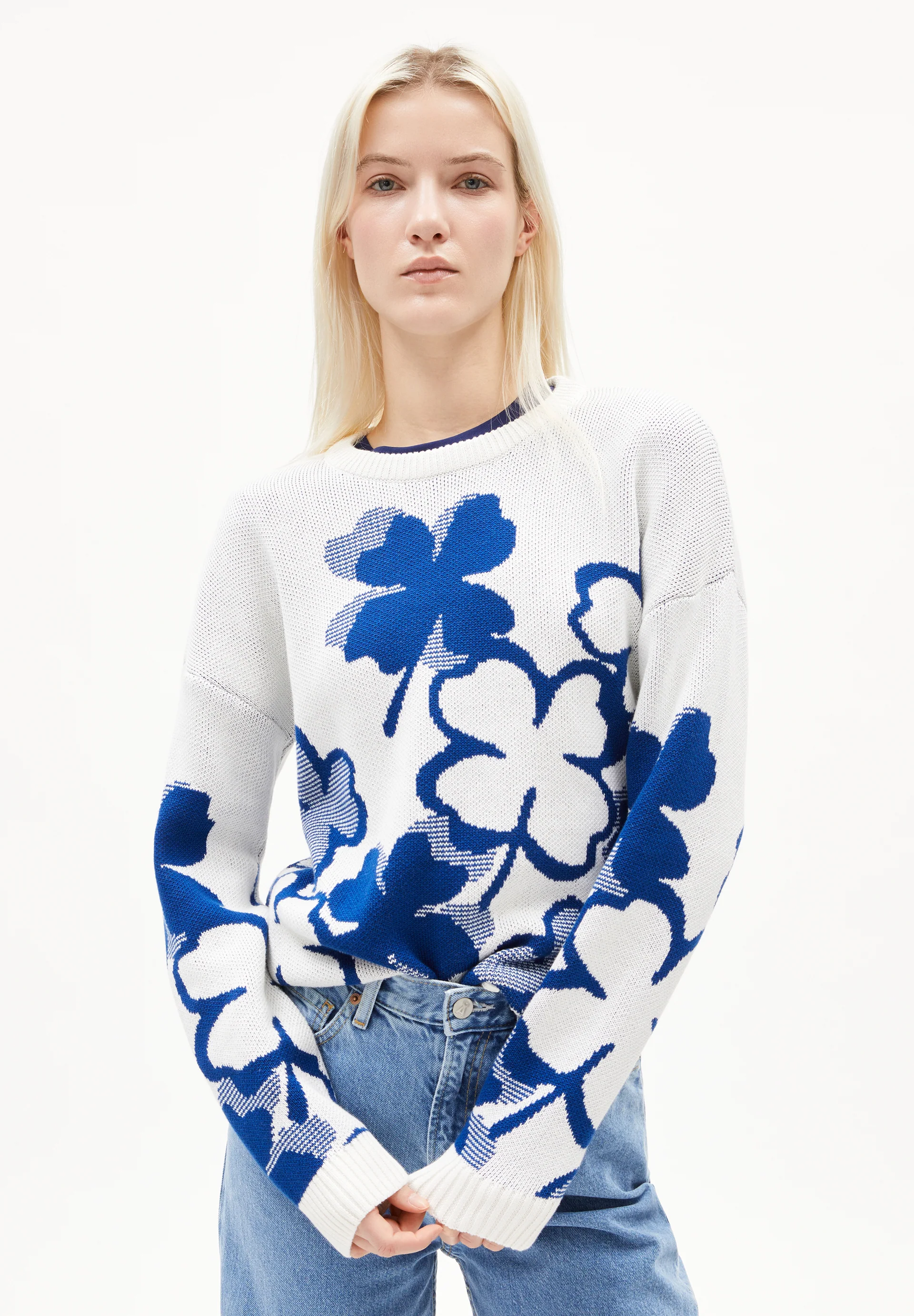 OLESSYAA CLOVER Pullover from organic cotton