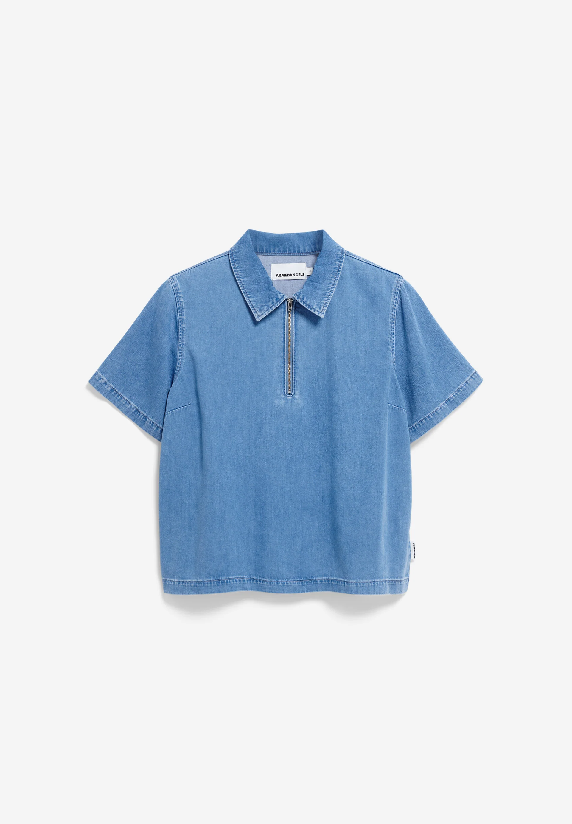 CINZIAA Denim Blouse made of Organic Cotton Mix