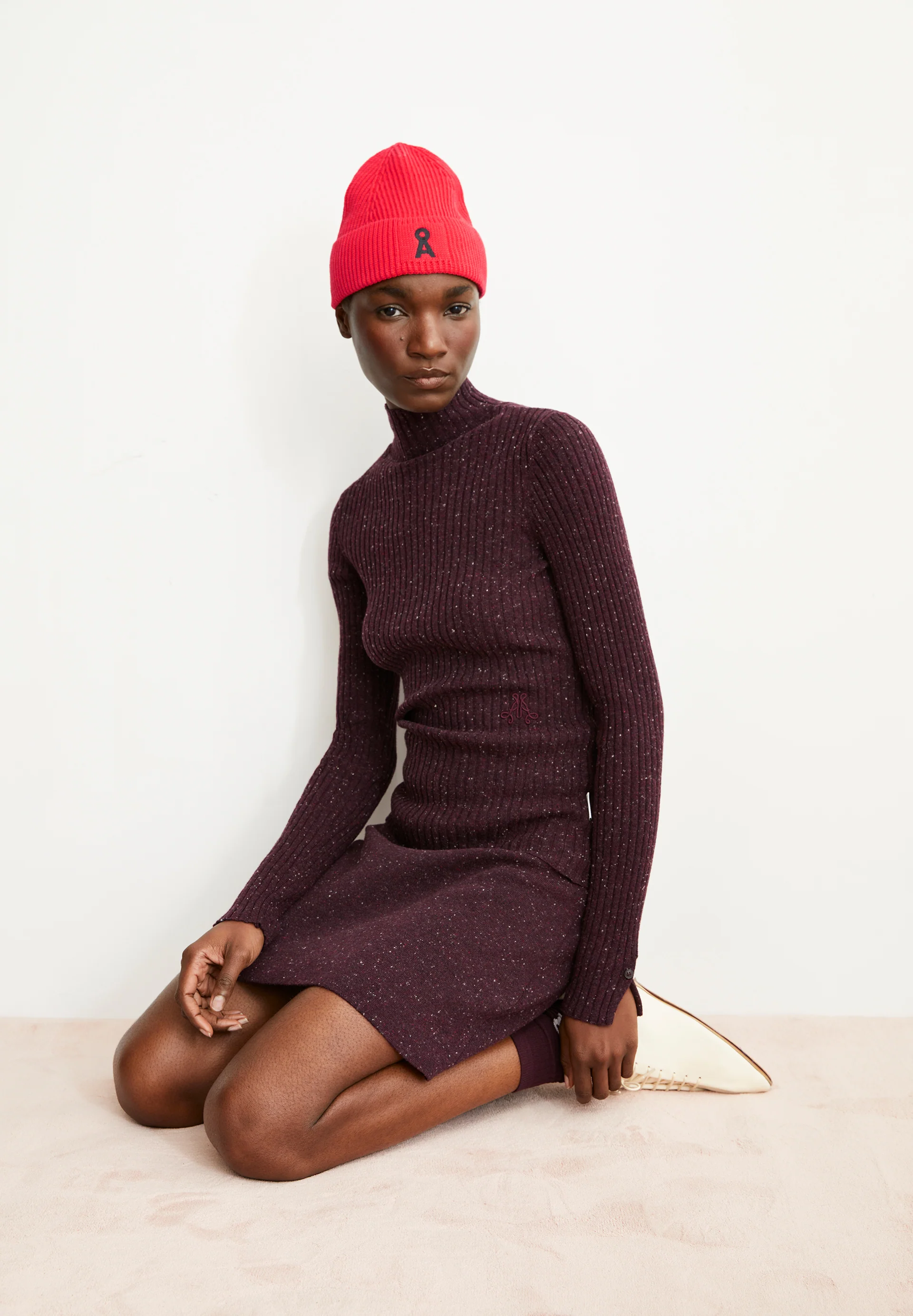ALAANIA TWEED Sweater made of recycled Organic Wool Mix