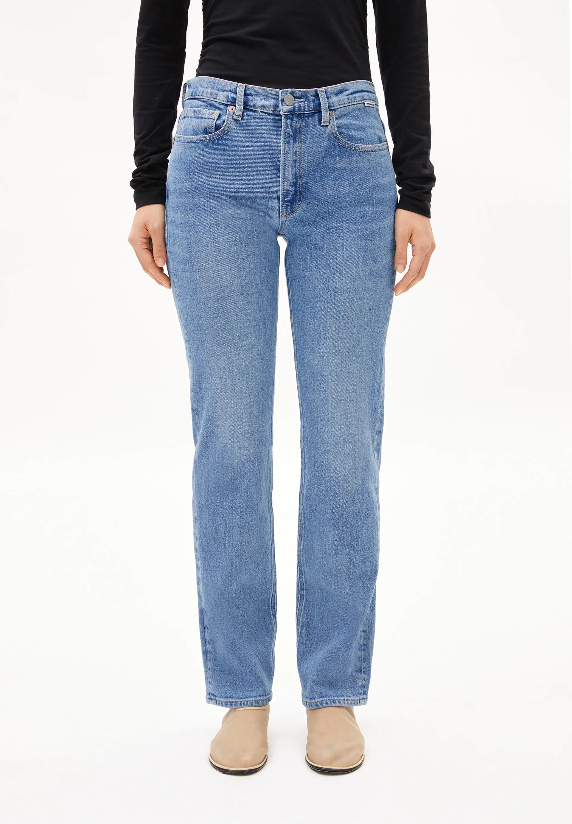 CARENAA Straight Jeans Organic Cotton Mix Comfort Stretch