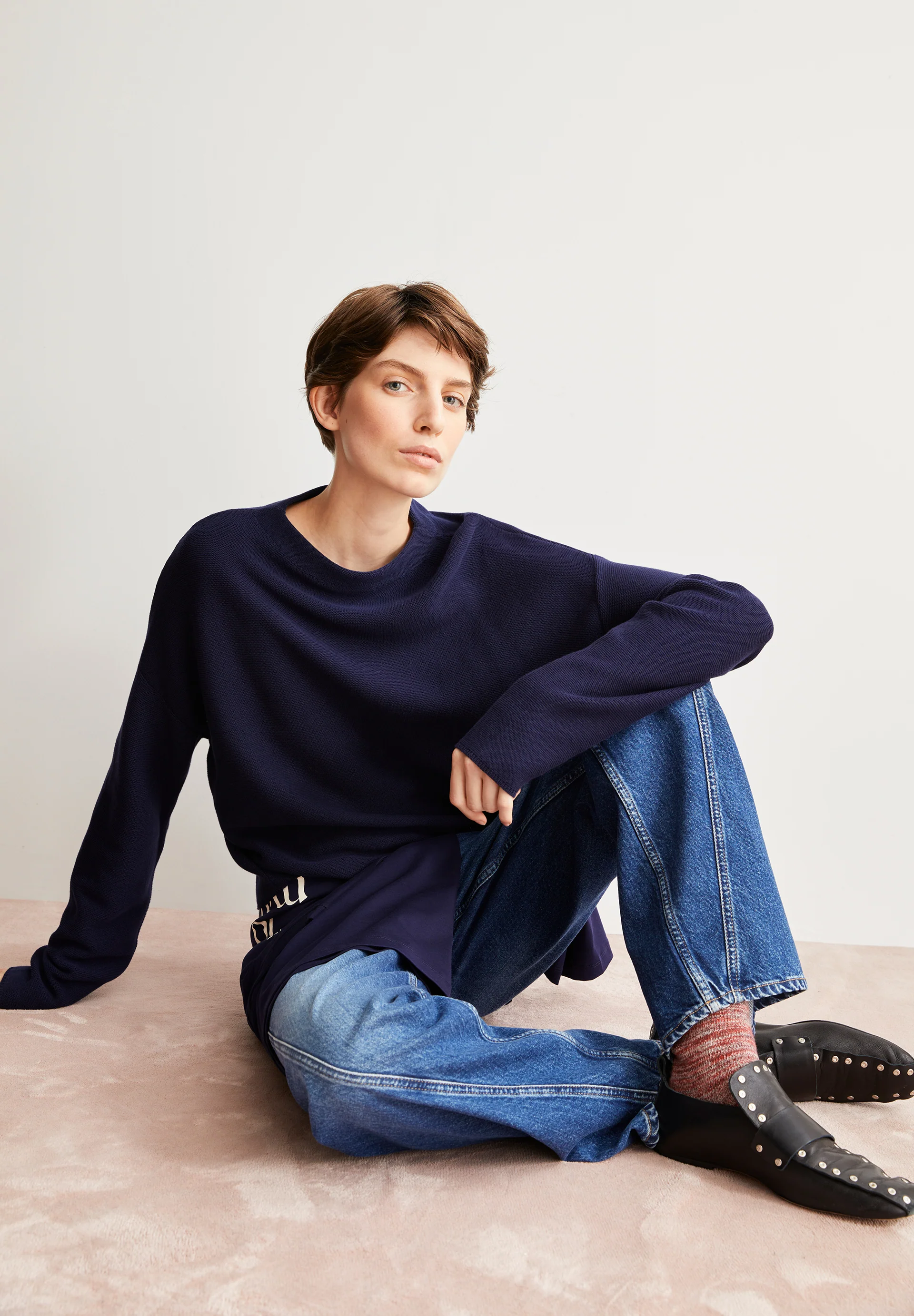 MERINAA LINKS LINKS Pullover from organic cotton