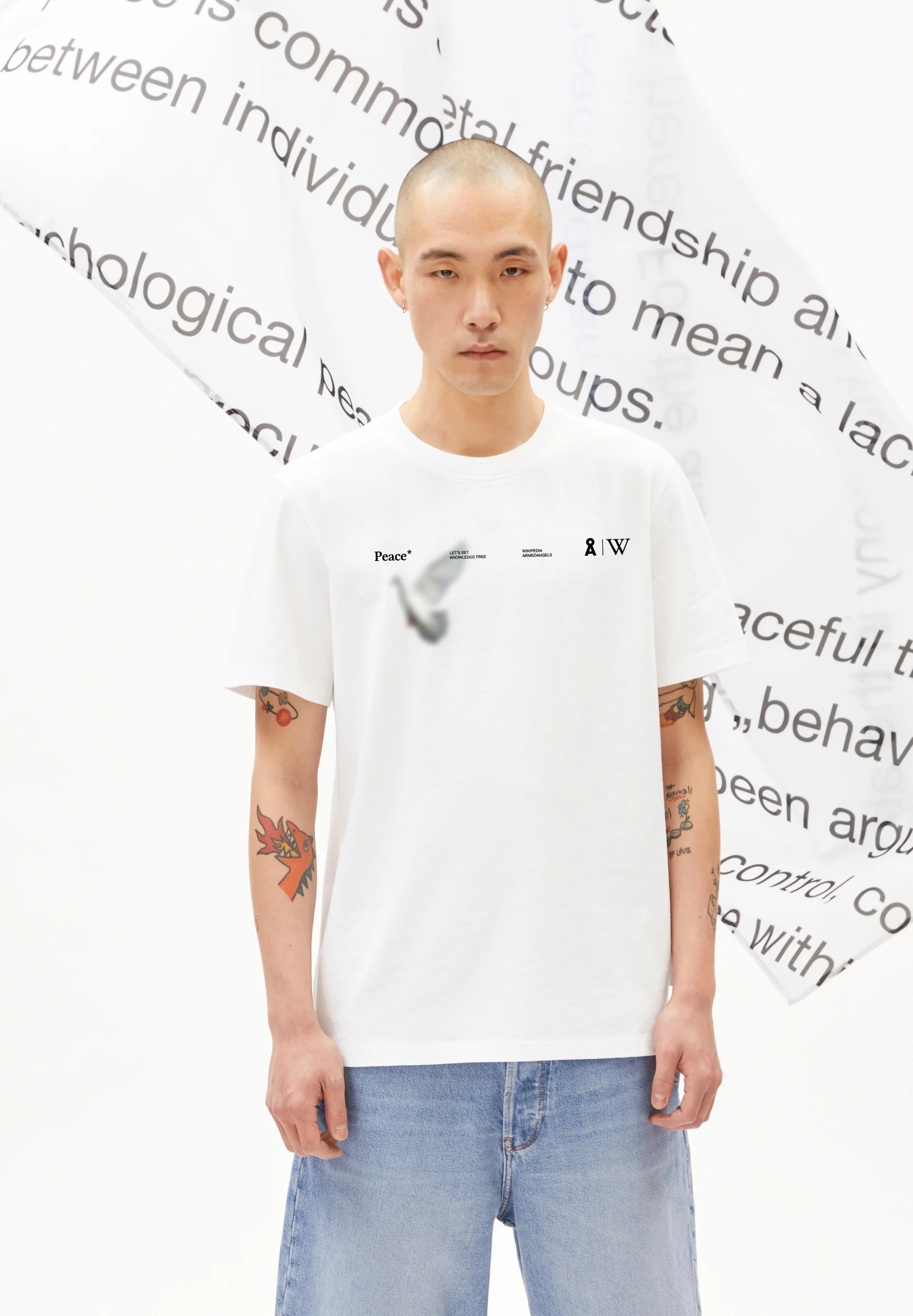 MAARKOS WIKIPEDIA Heavyweight T-Shirt made of recycled Cotton