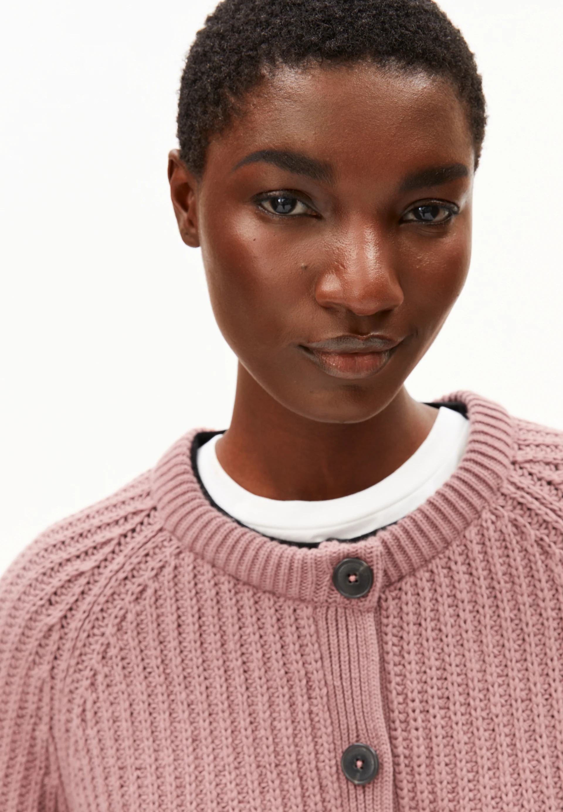 SELMAA Cardigan made of Organic Wool Mix