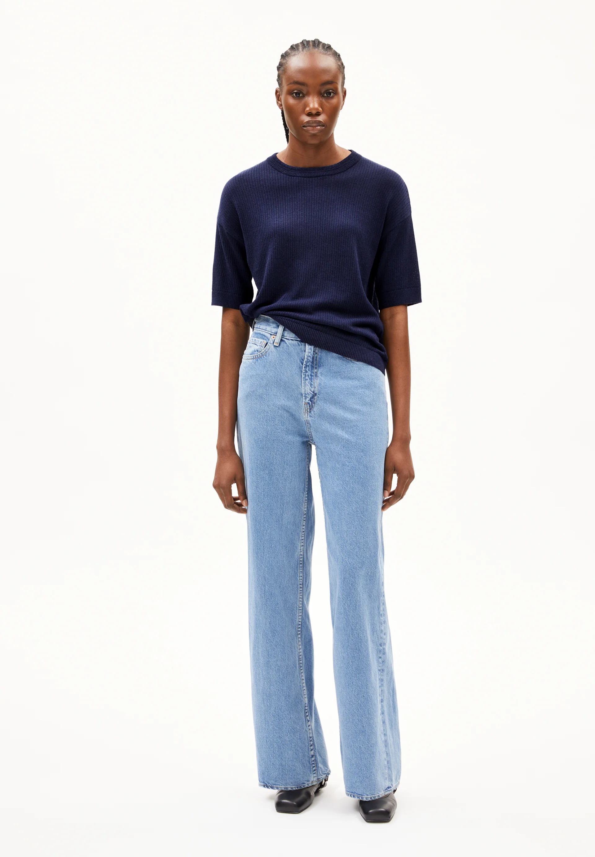 LIZAA LINO Knit Shirt made of Linen-Mix