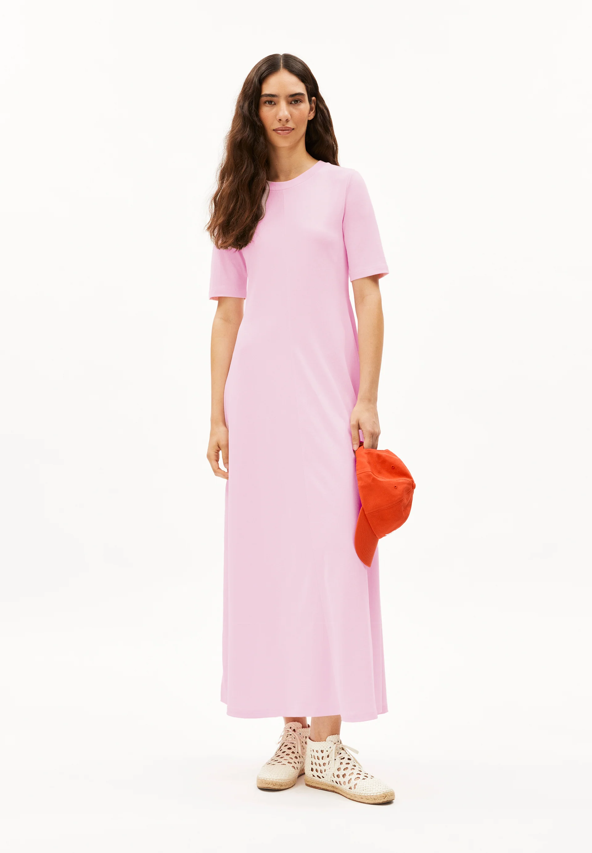 LUANAA LITAA Heavyweight Jersey Dress made of recycled Cotton Mix