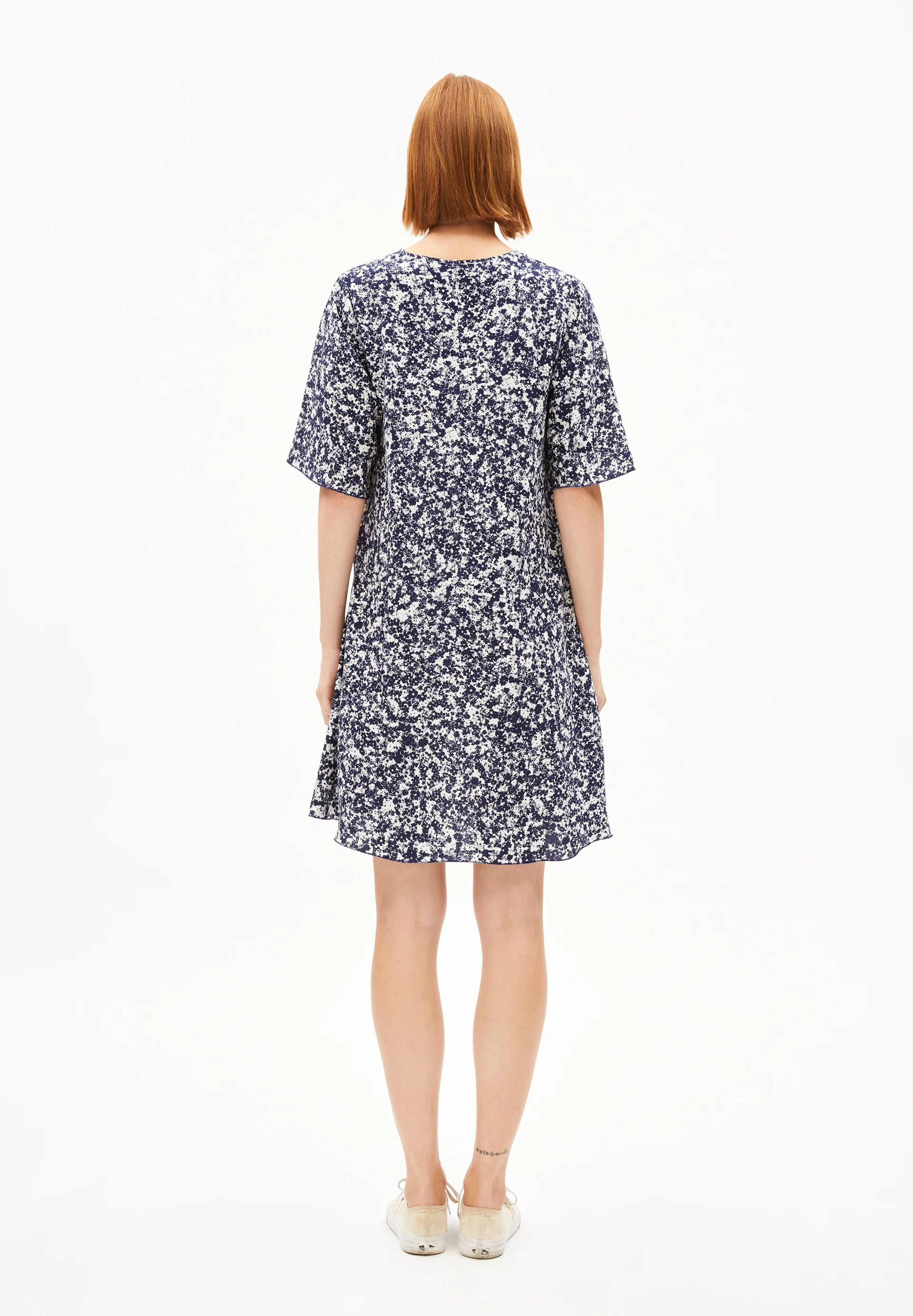 MAAERHA MOSAIC LINO Woven Dress made of Linen-Mix