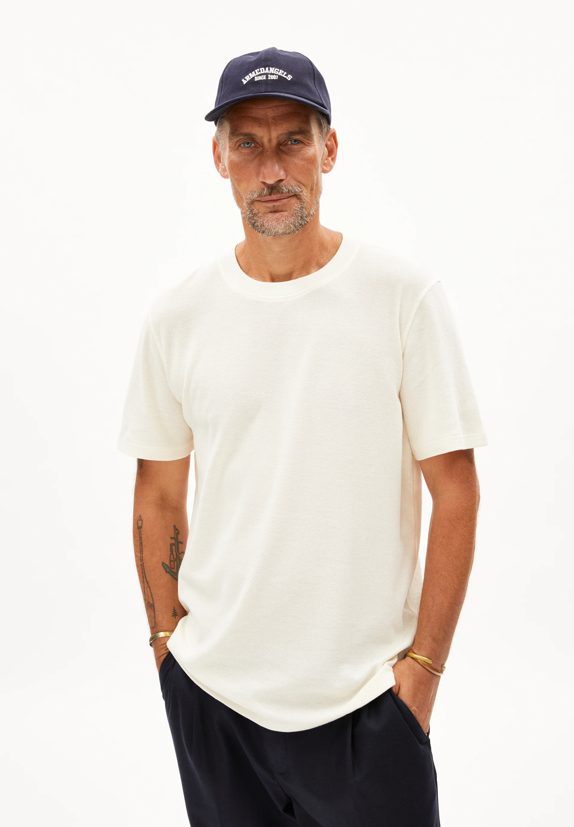 MAARKOS WAFFLE T-SHIRT T-shirts from organic cotton