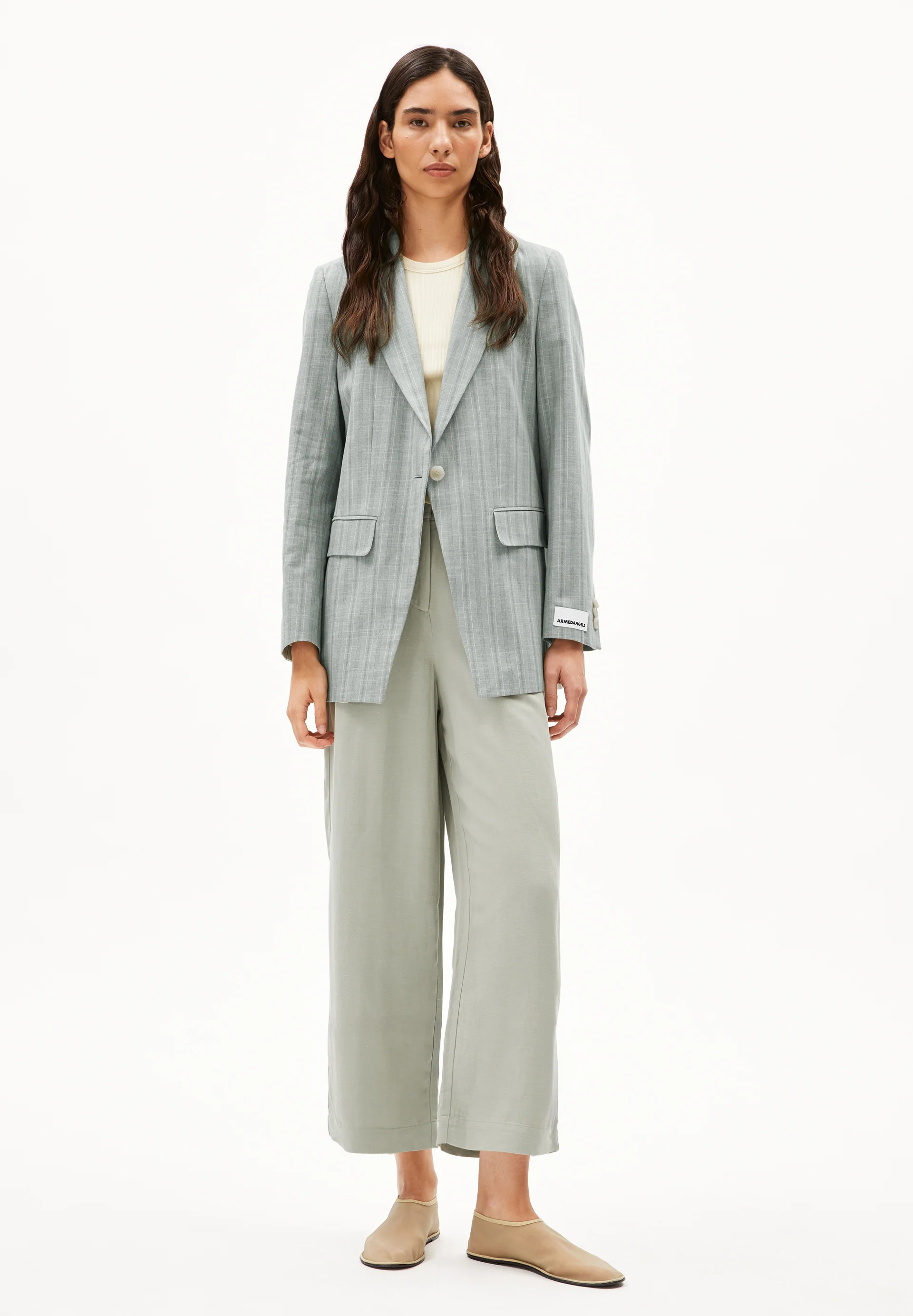 CAARUNUS LINO PANT Woven Pants made of Linen-Mix