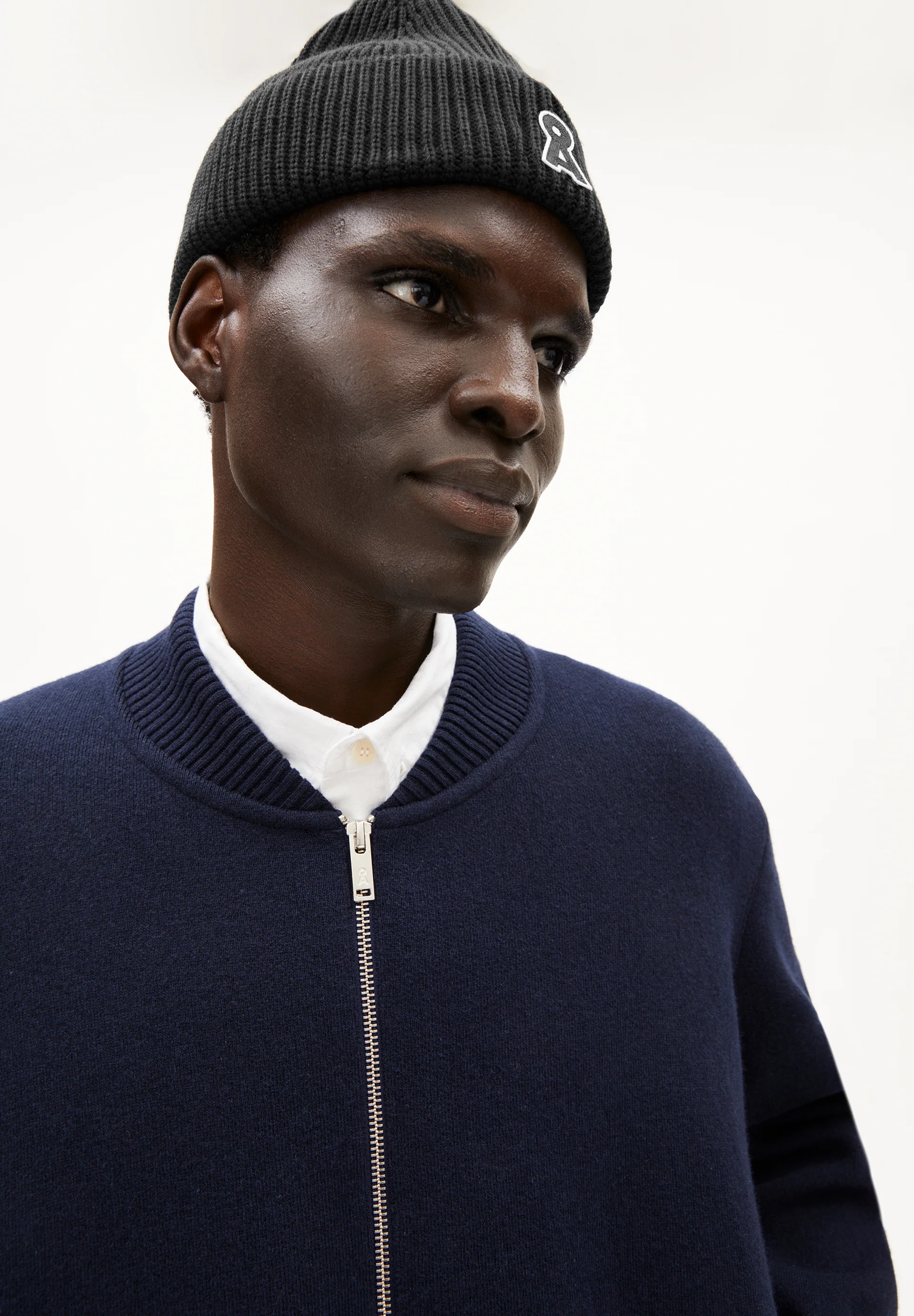 YAAKOV Cardigan Relaxed Fit made of Organic Wool Mix