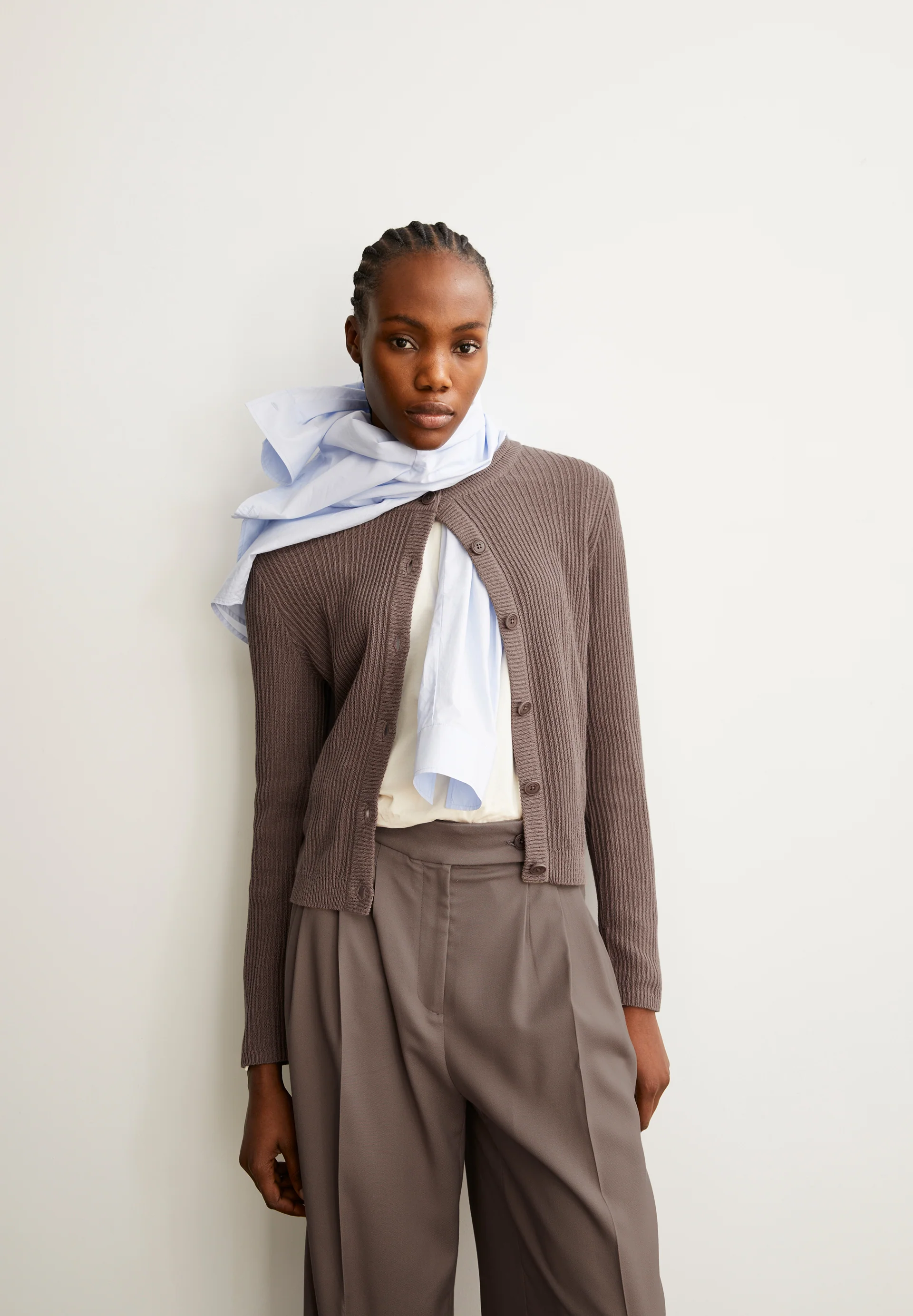 RICALAA LINO Cardigan made of Linen-Mix