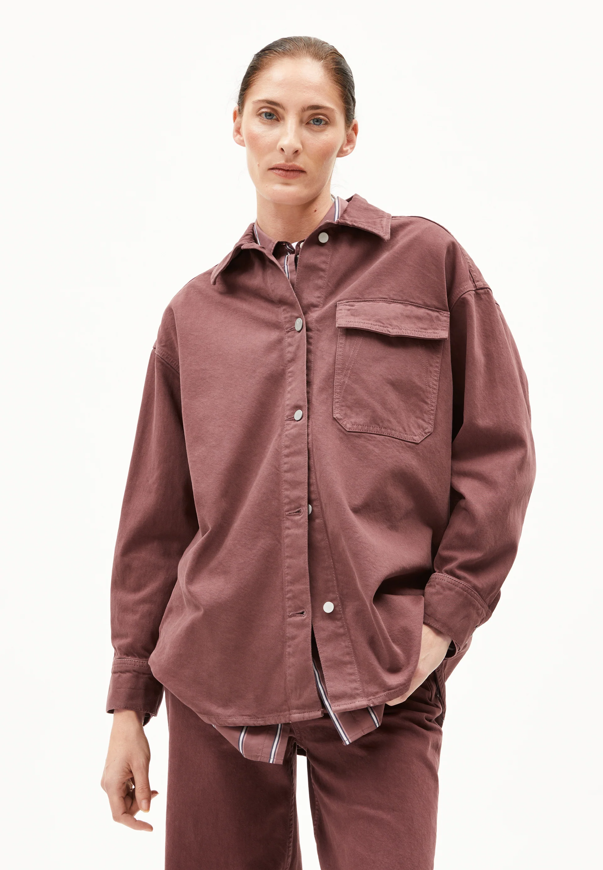 TAARAH Denim shirt made of recycled Cotton