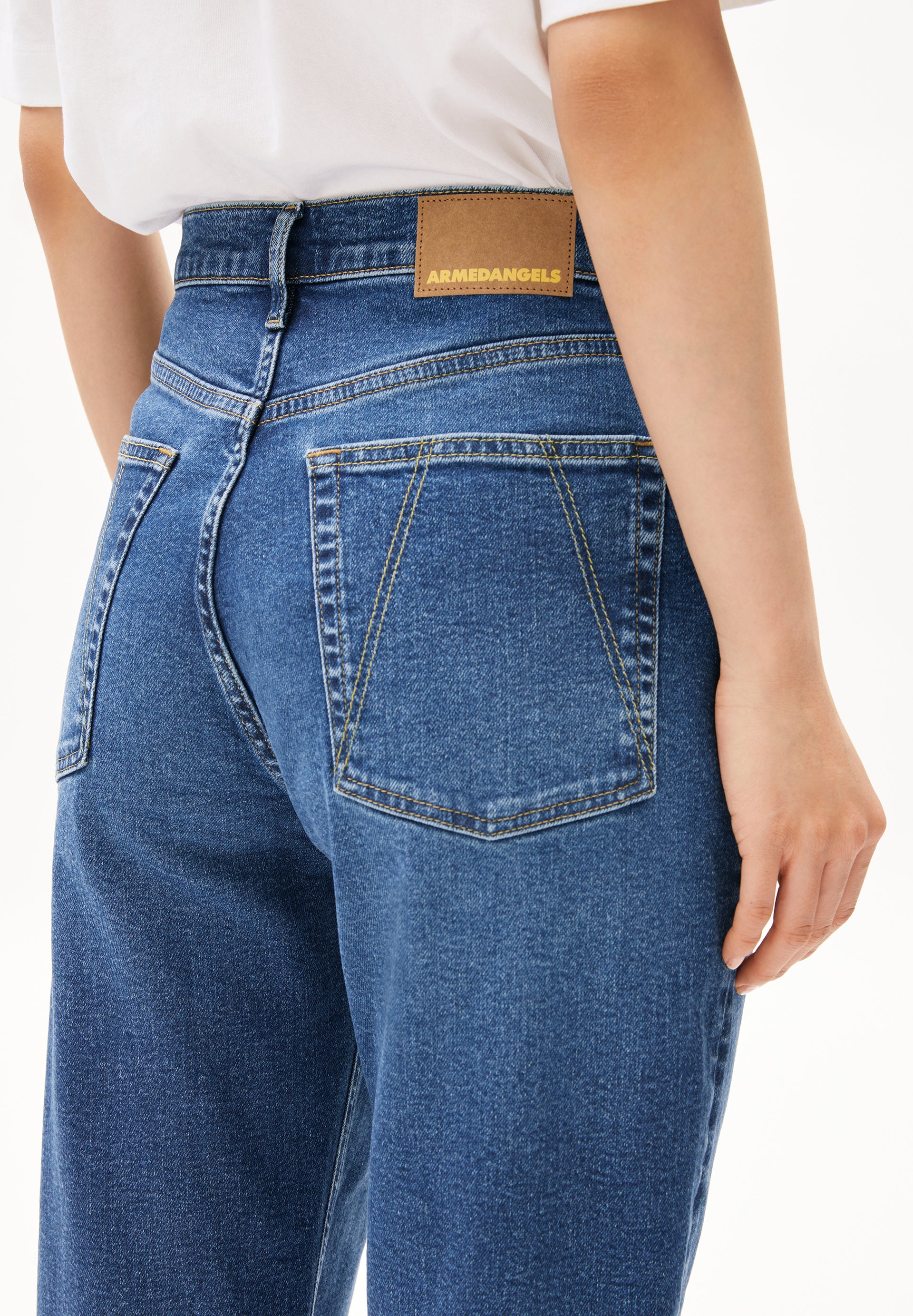 MAIRAA Mom Jeans recycled Cotton Mix Comfort Stretch