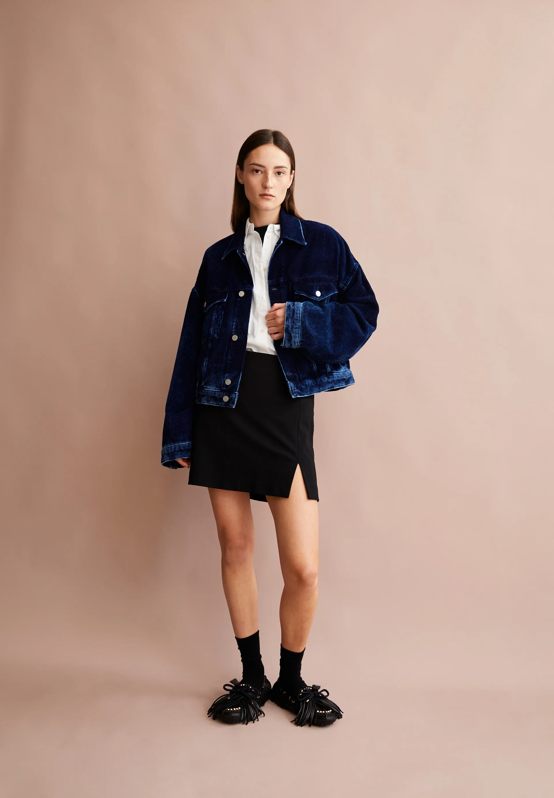 VANJARAA MINI SKIRT Jersey Skirt made of LENZING™ ECOVERO™ Viscose Mix