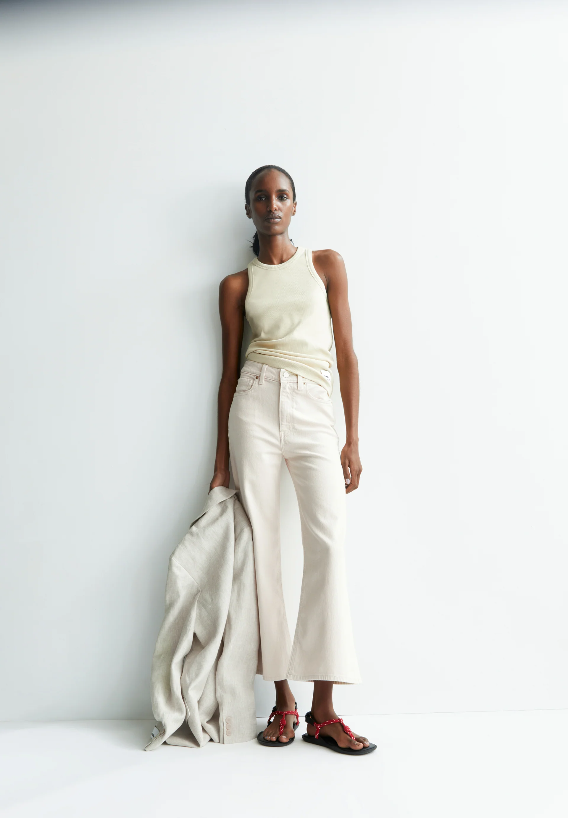 KANITAA Organic cotton mix ribbed top