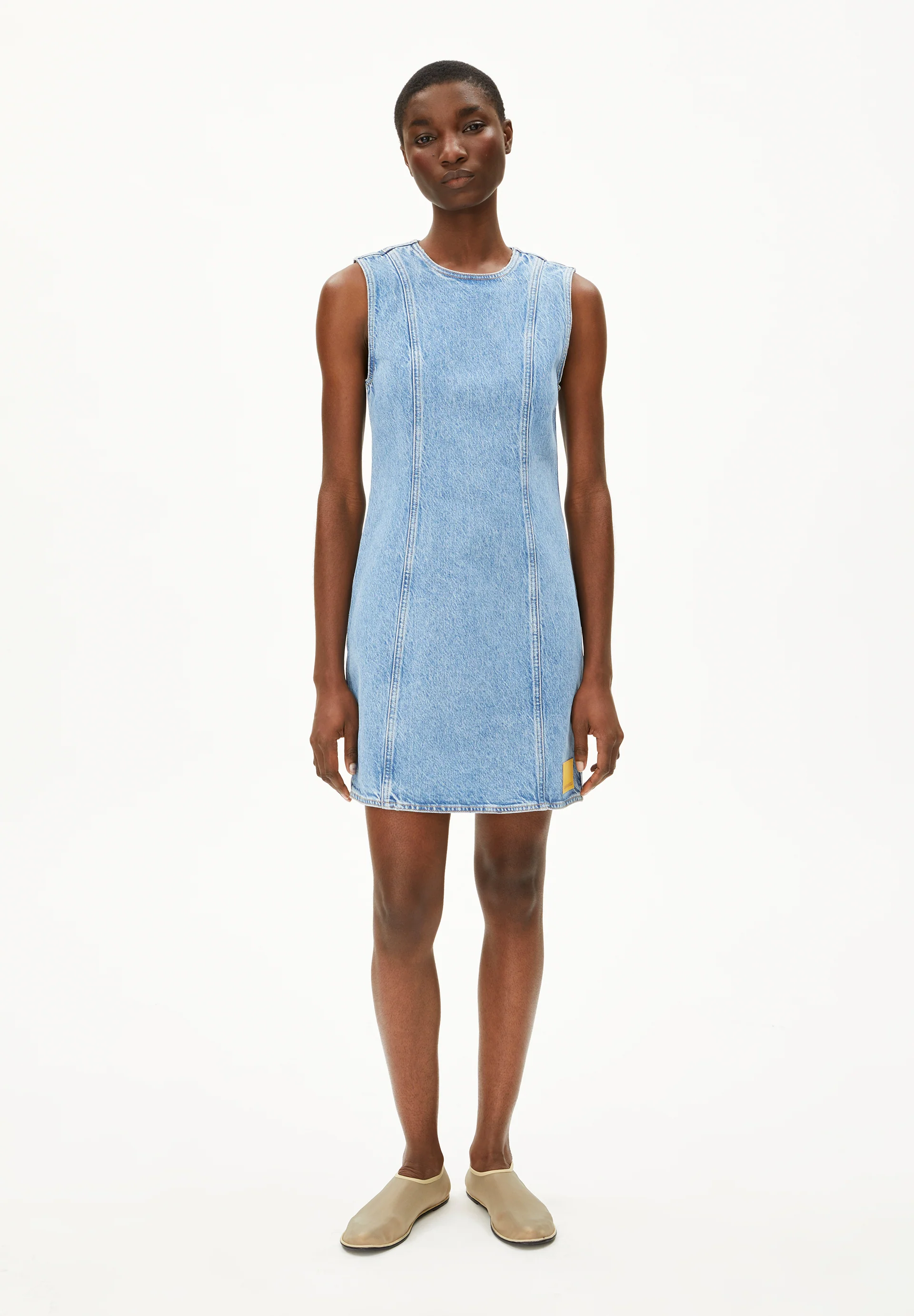 ENUYAA Denim dress in SaXcell® Lyocell Mix