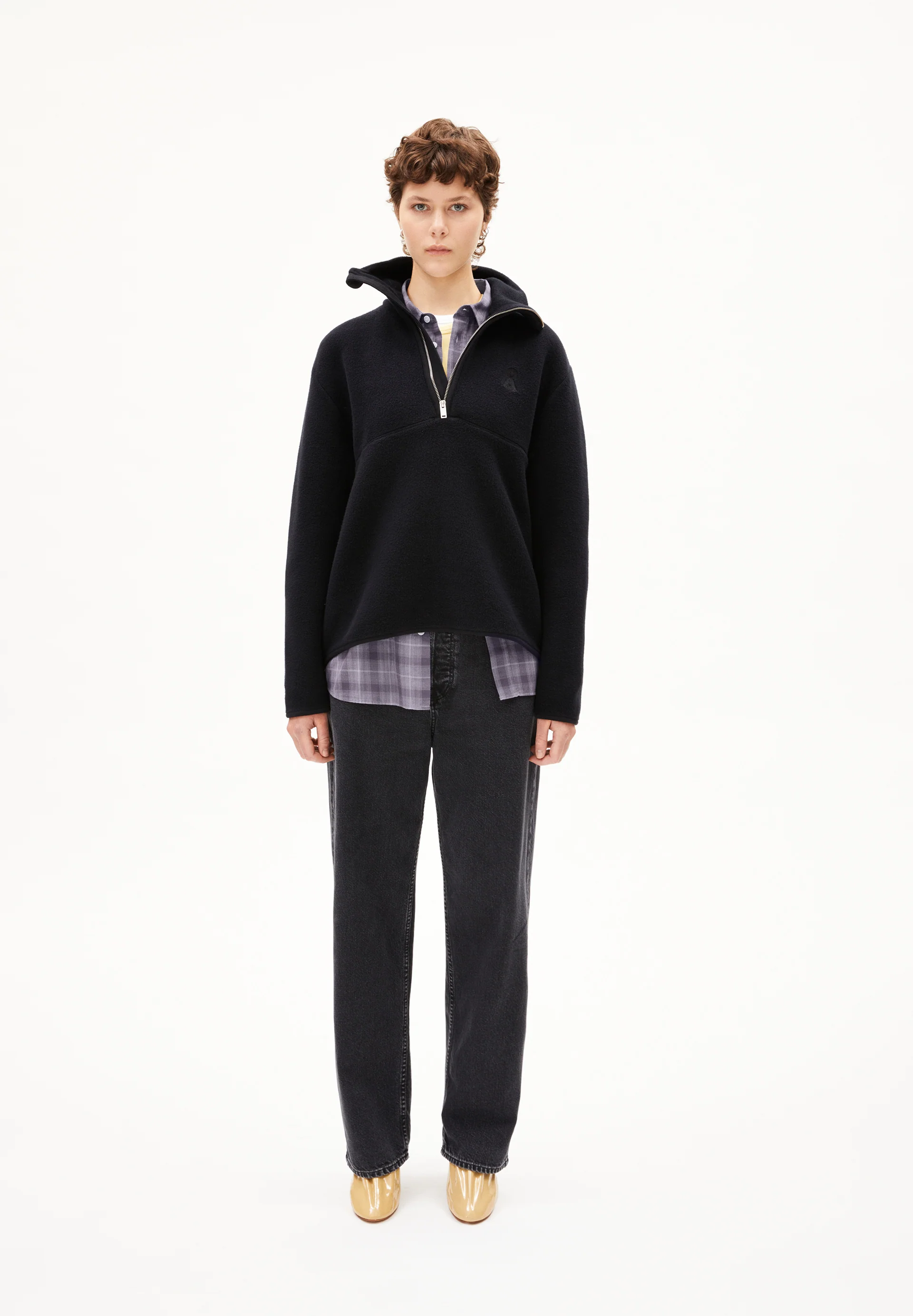 HAARLEENAA COTTON FLEECE Fleece-Sweatshirt made of Organic Cotton