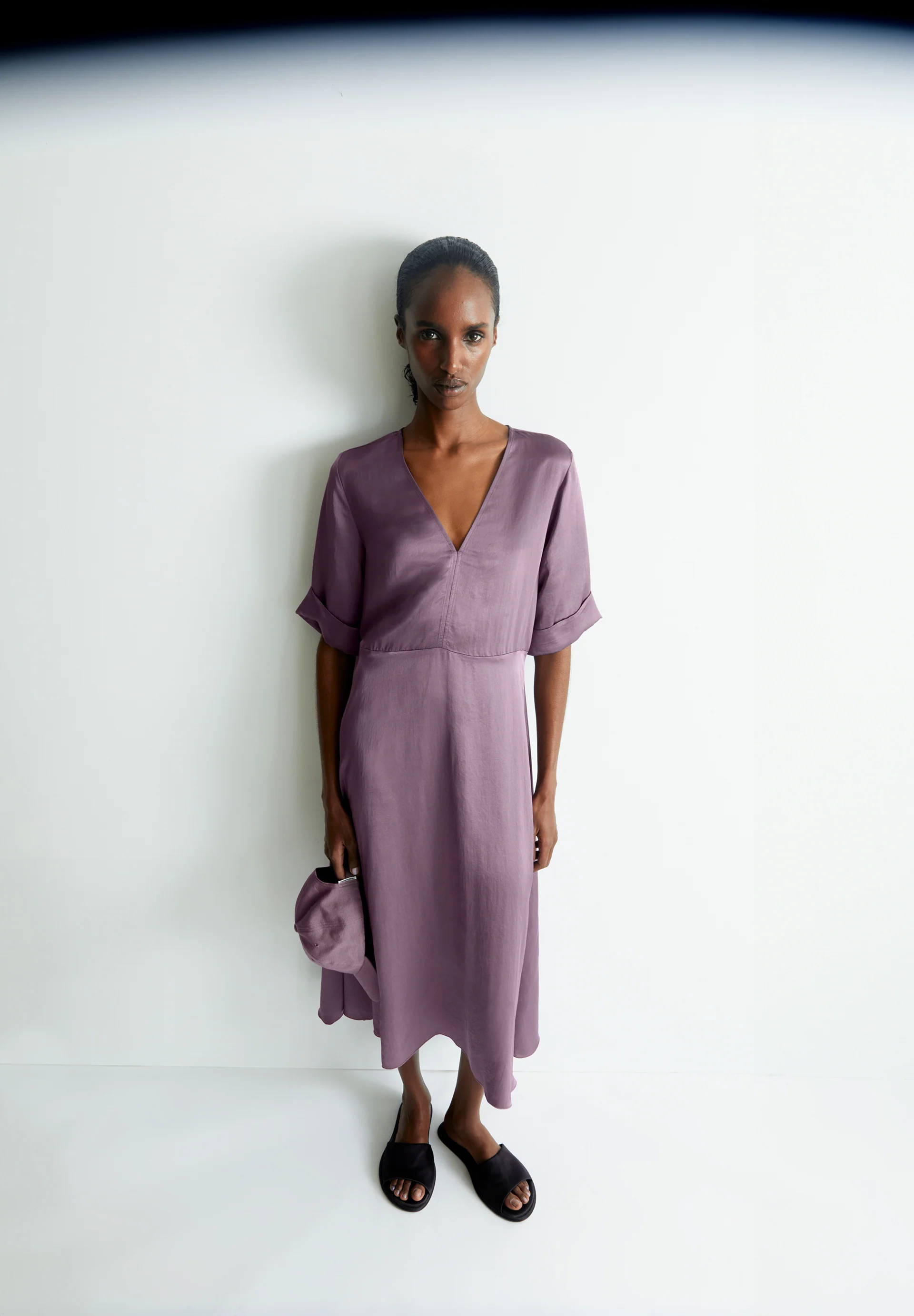 VAALI Woven Dress made of Naia™ Renew