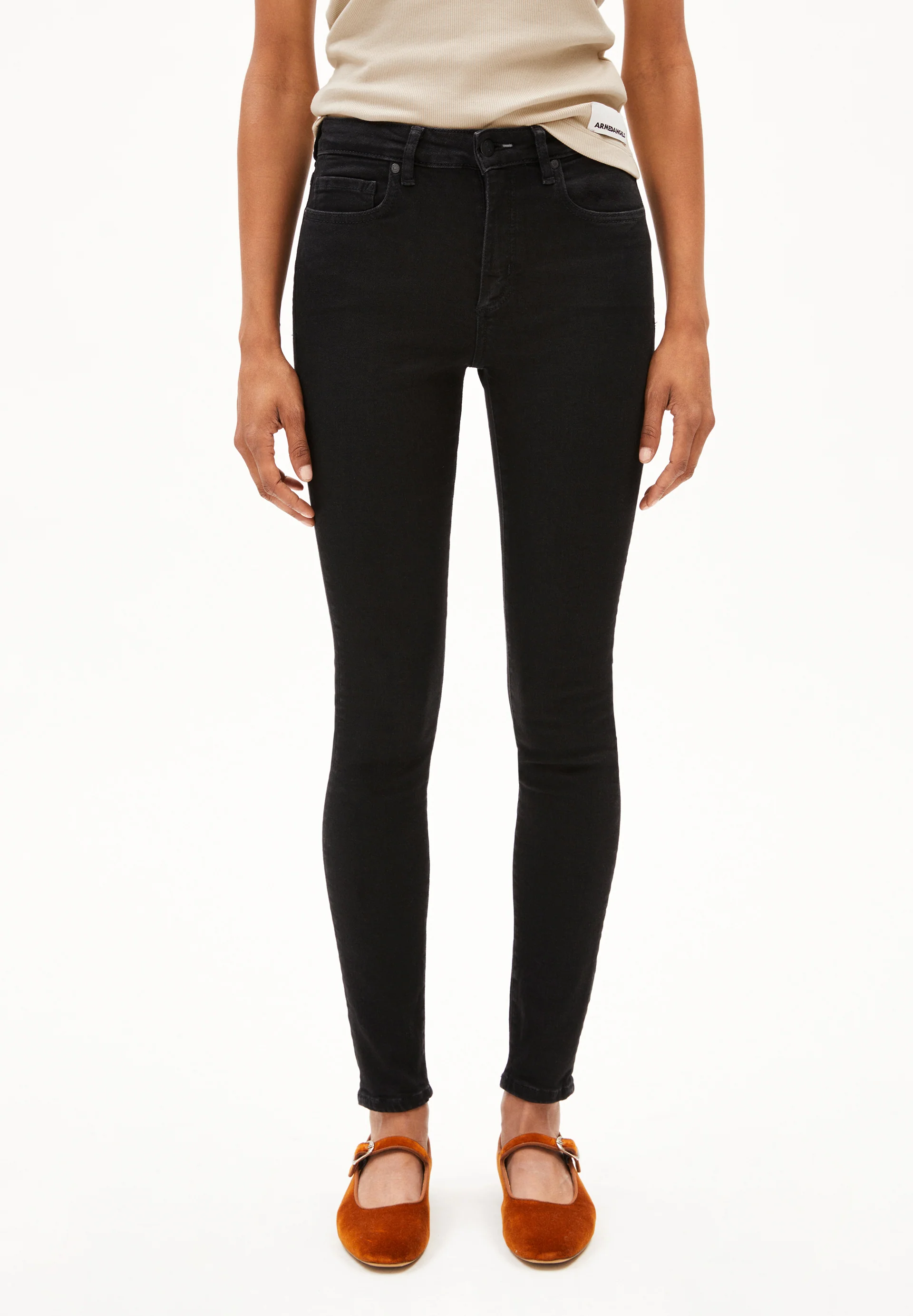 TILLAA Skinny Jeans Mid Waist Organic Cotton Mix X-Stretch