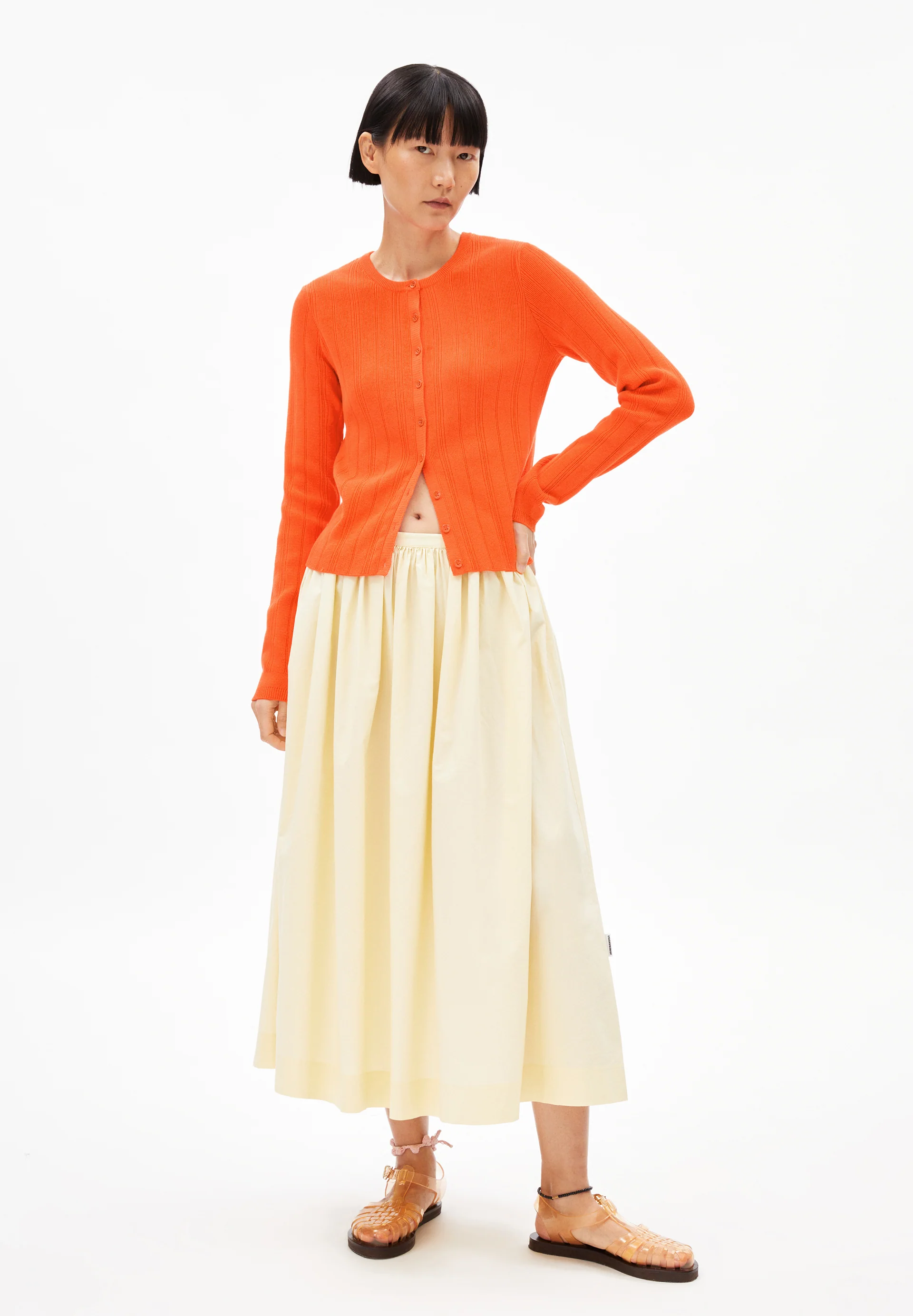CRESSIDAA CREPE Cardigan made of Organic Cotton