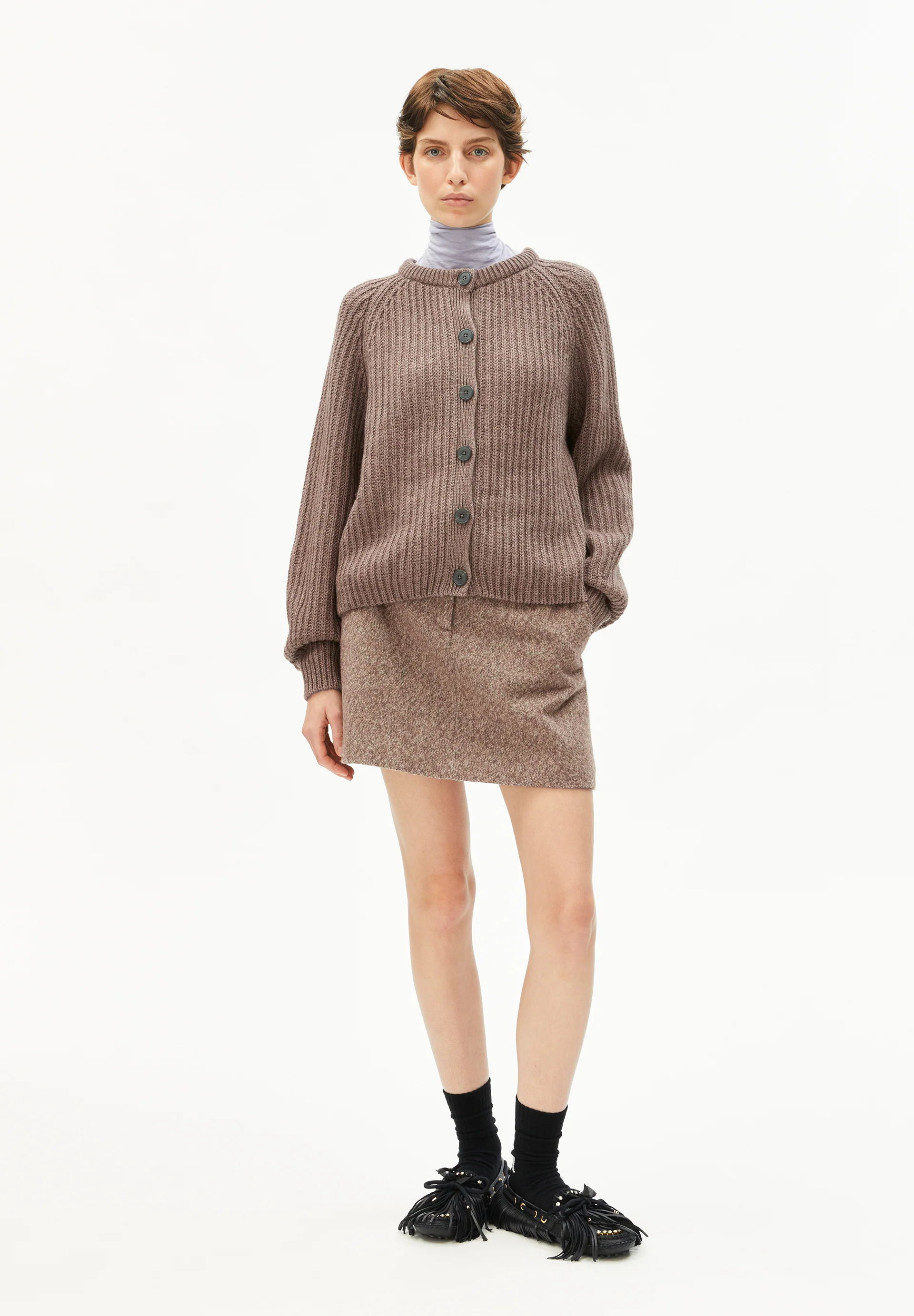 SELMAA Cardigan made of Organic Wool Mix