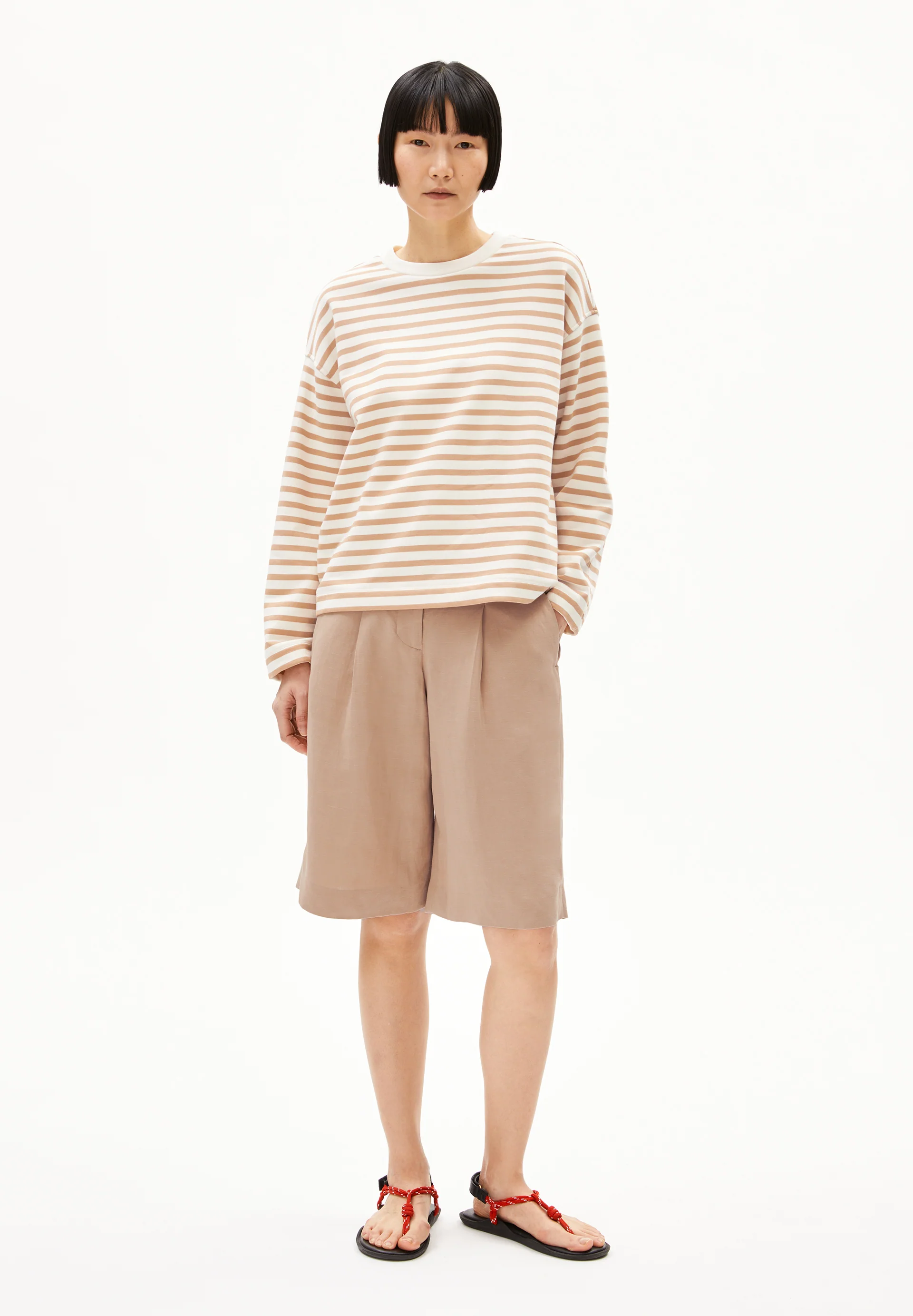 NAMAAL LINO Shorts made of Linen Mix