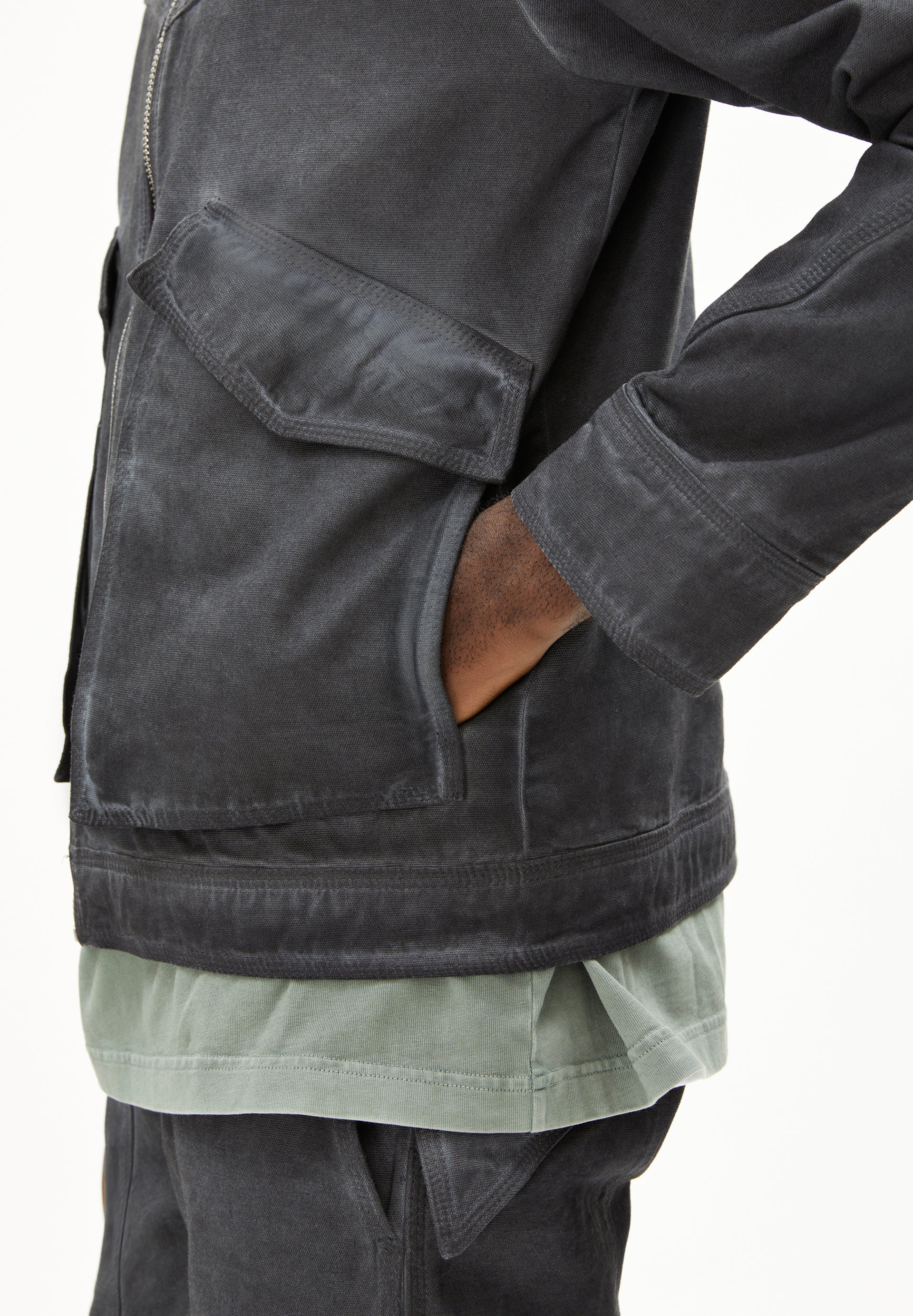 SEBAAS Jacket made from organic cotton