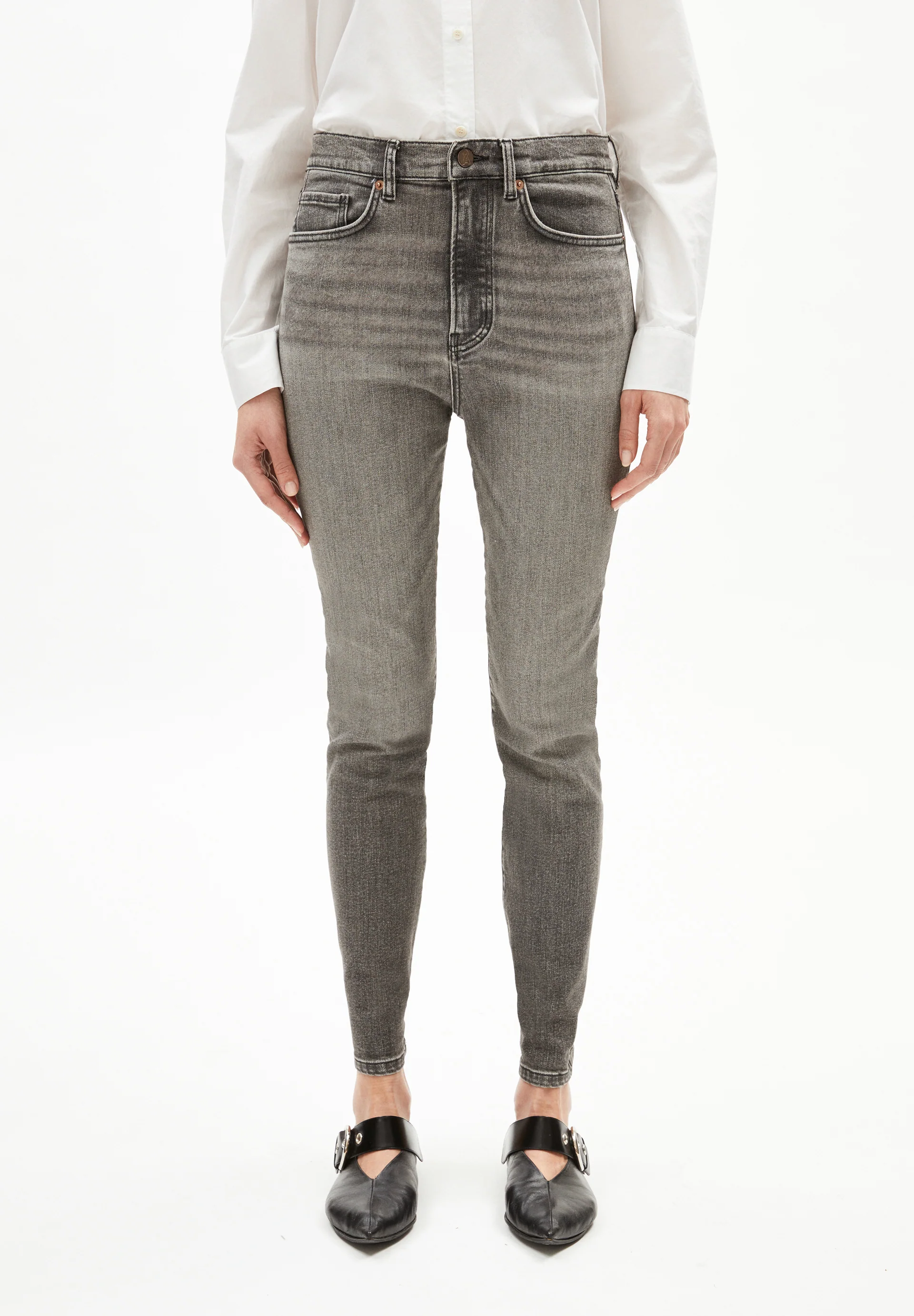 TILLAA Jeans Skinny Leg Mid Waist Organic Cotton Mix X-Stretch