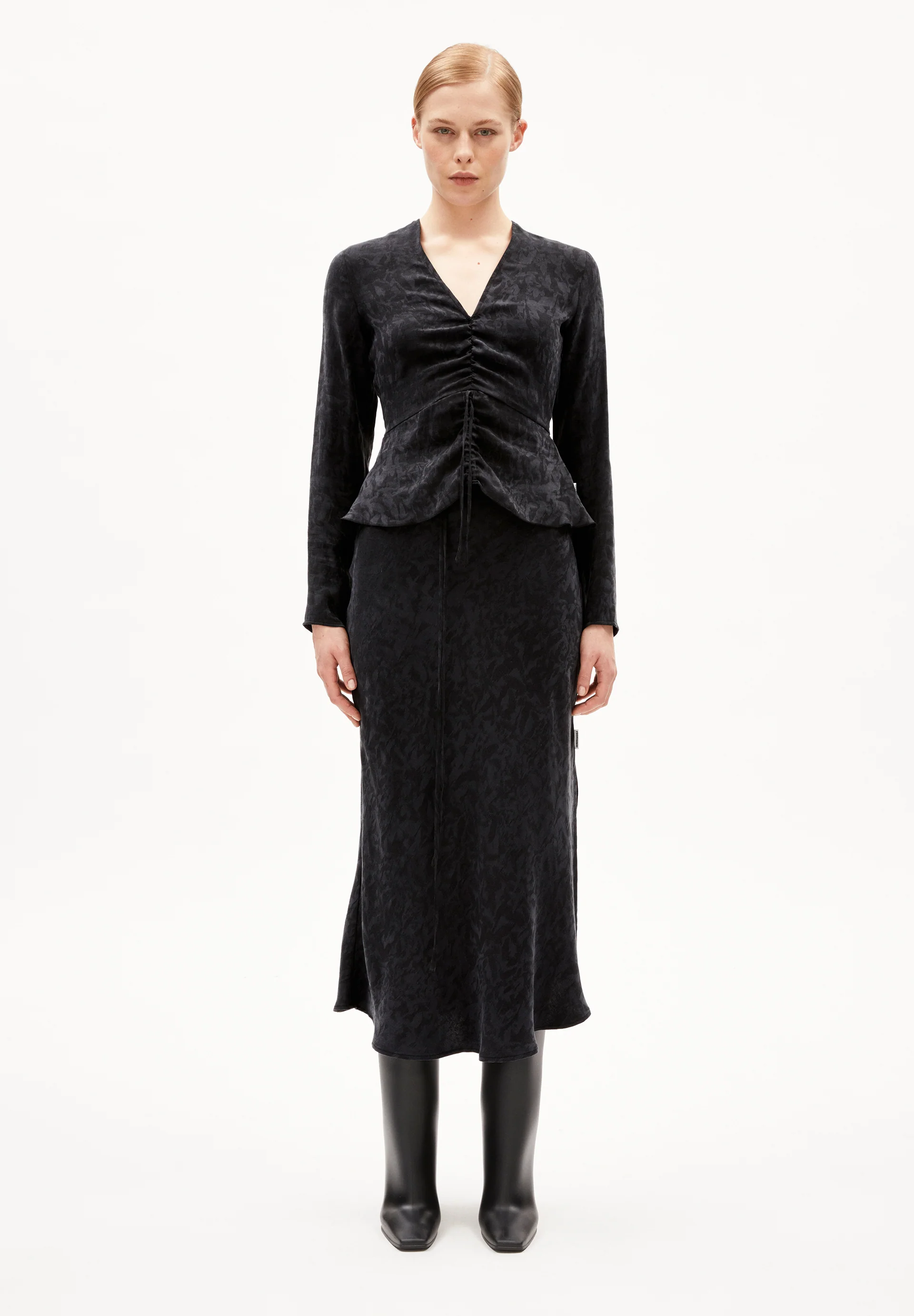 ANAYAA JACQ Blouse Regular Fit made of TENCEL™ Lyocell Mix