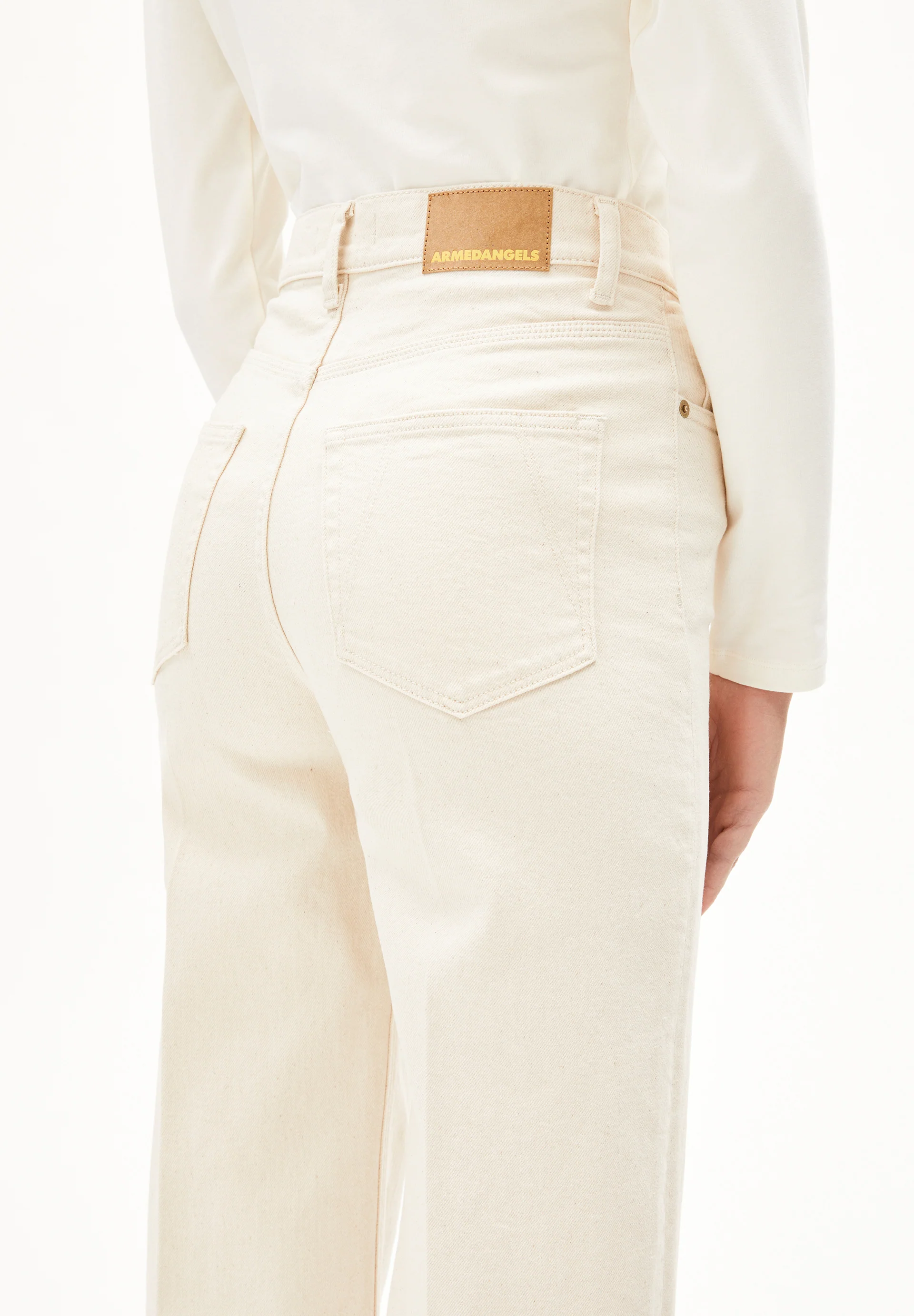 MURLIAA CROPPED Wide Jeans recycled cotton Comfort-Stretch