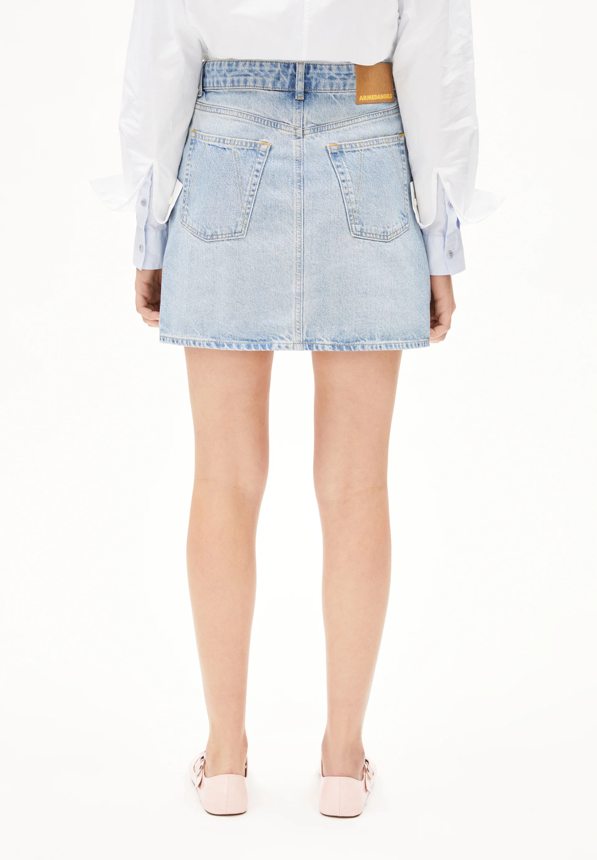 AACUMERI DENIM MINI SKIRT Denim Skirt made of recycled Cotton