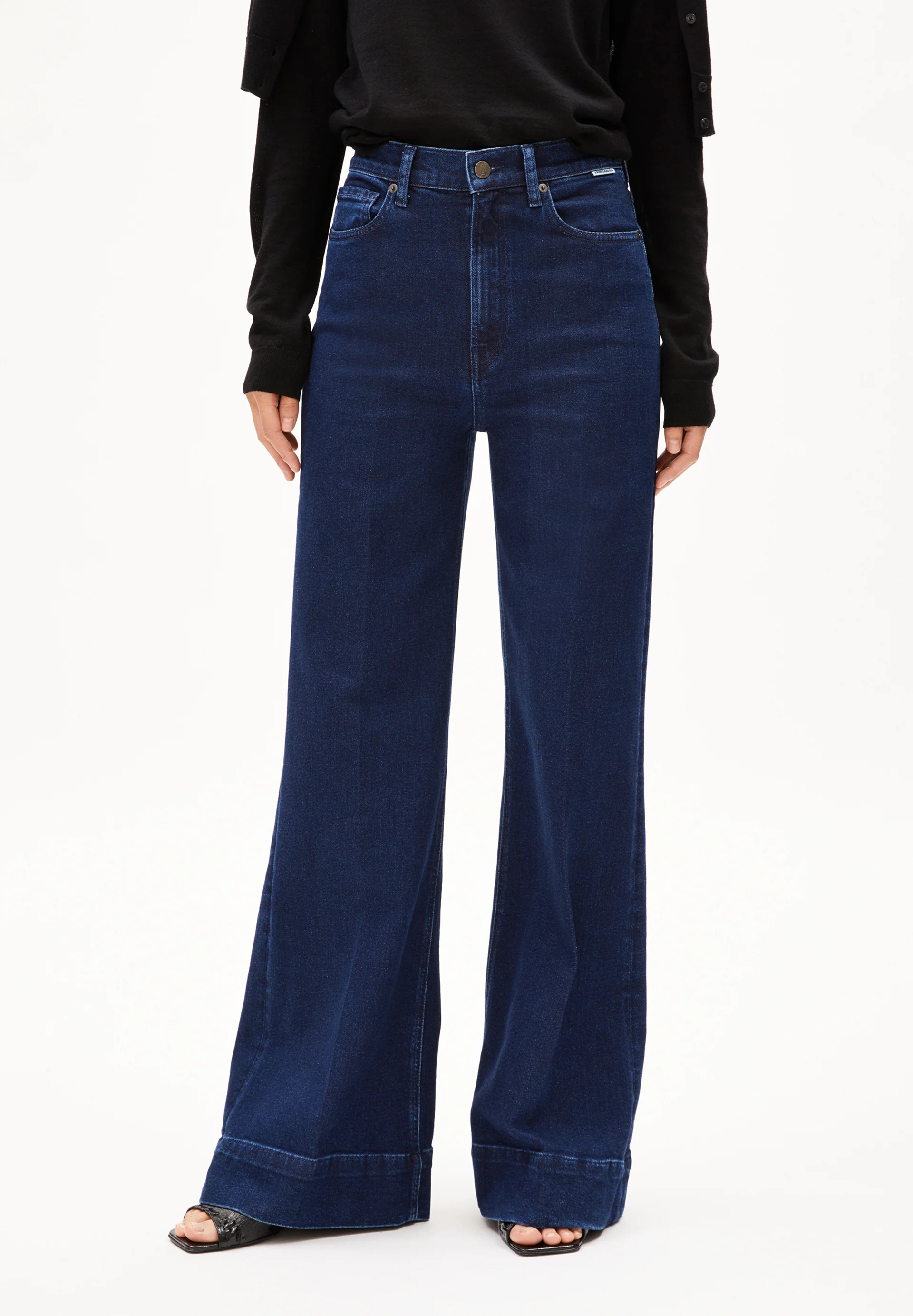 MURLIAA Wide Jeans recycled Cotton Mix Comfort Stretch