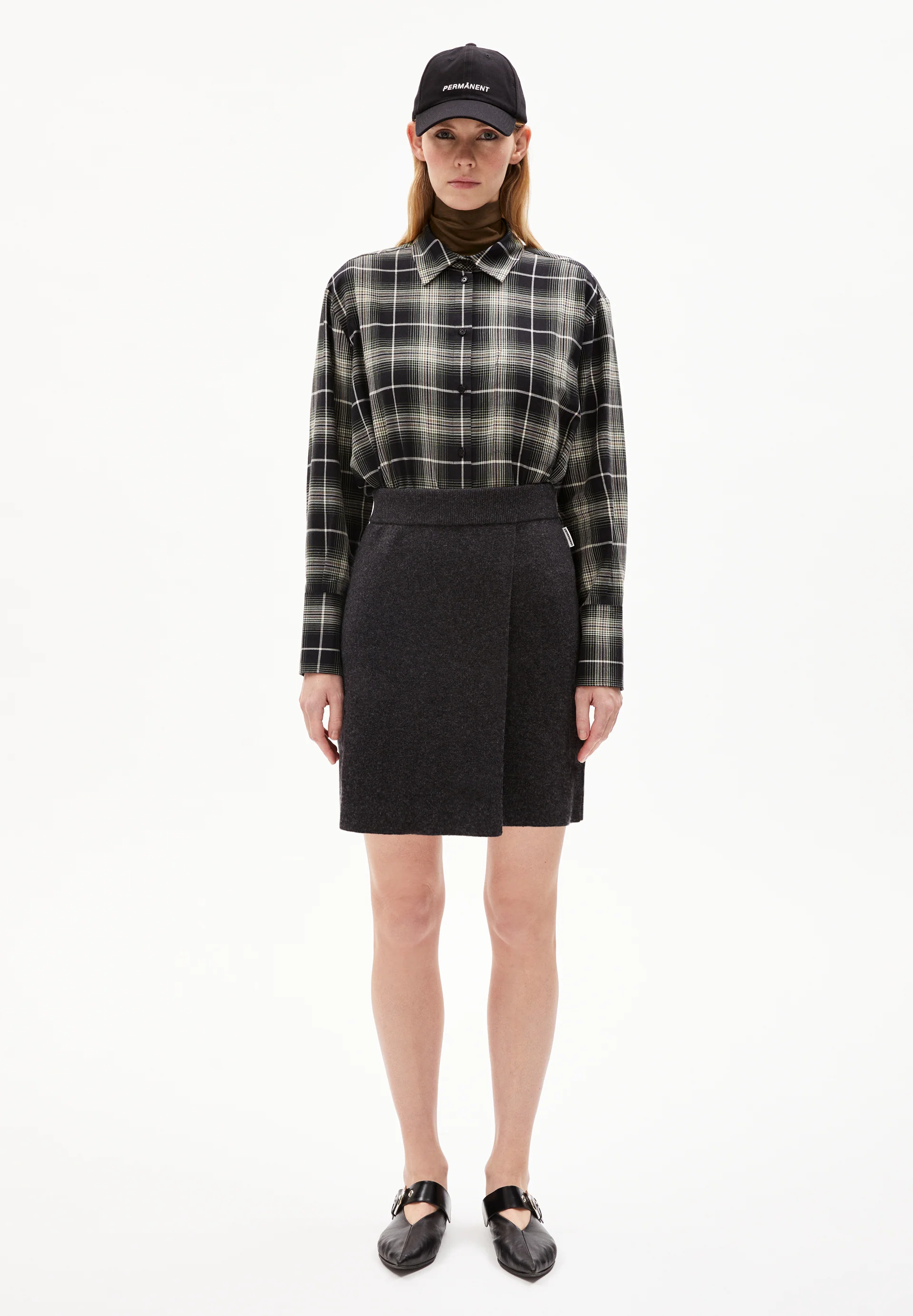 DARLAA Knit Skirt made of Organic Wool Mix