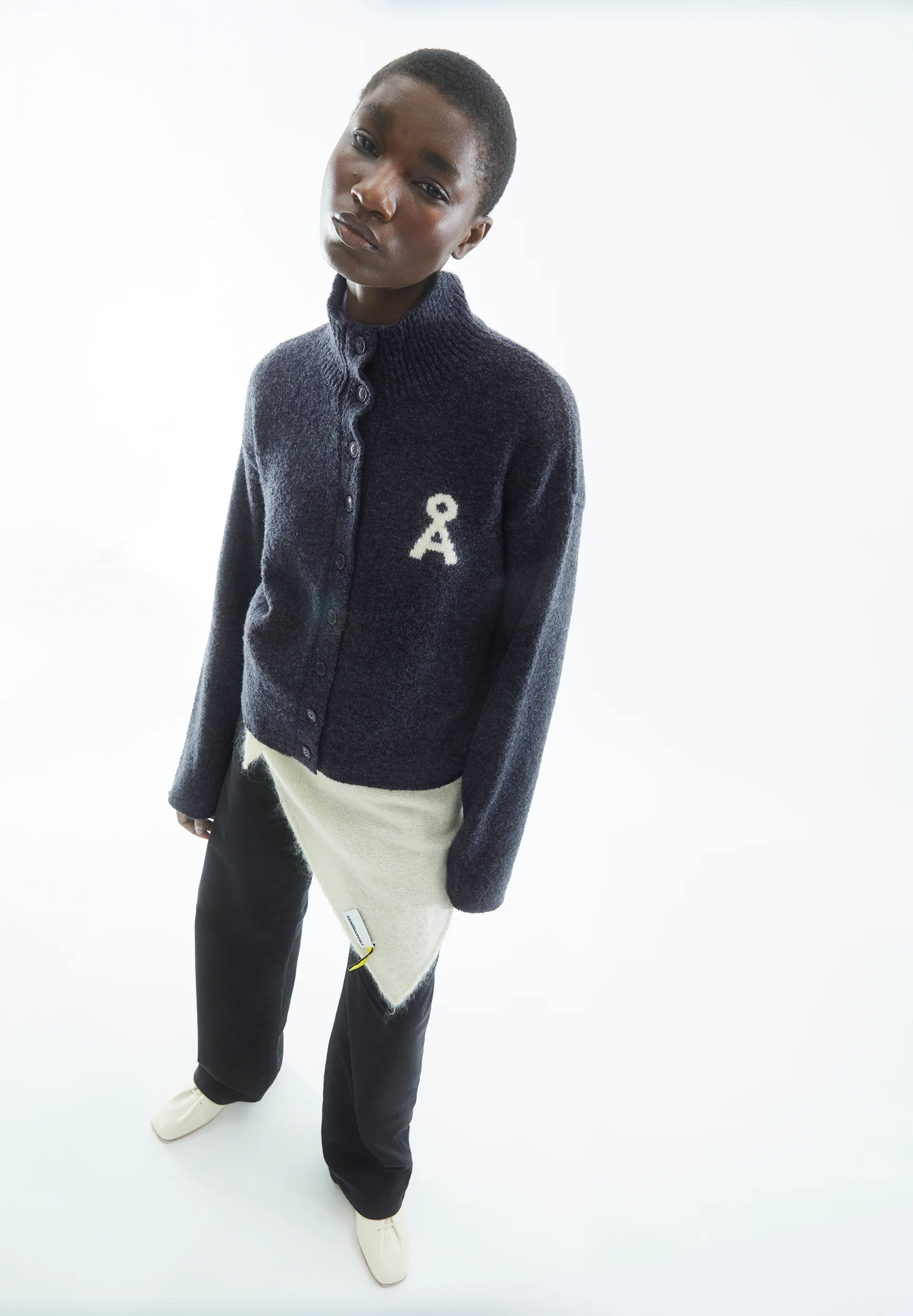 ICONIC Å RAMONAA BOUCLÉ Cardigan made of organic wool mix