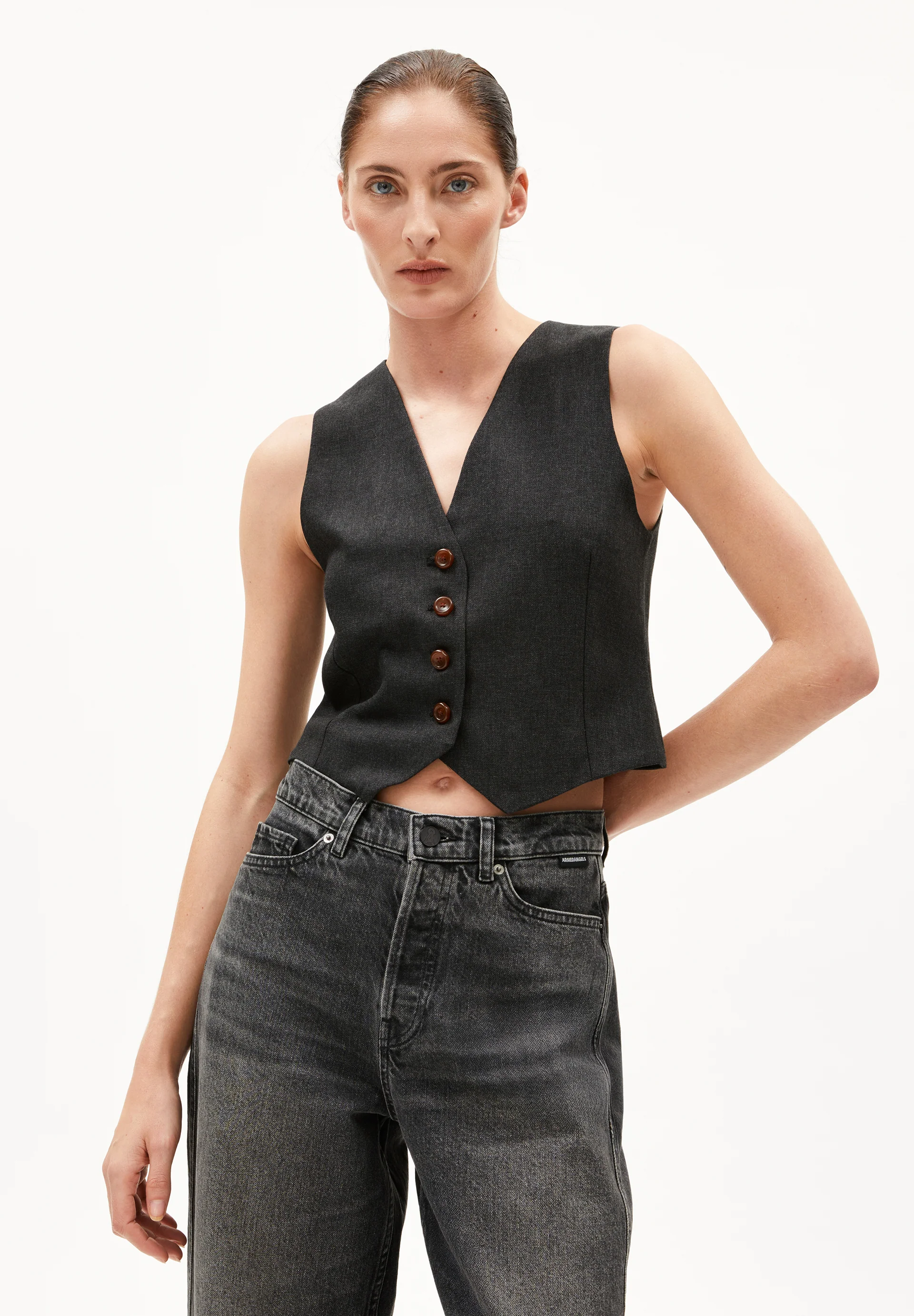SINERIAA PREMIUM MEL Vest made of TENCEL™ Lyocell