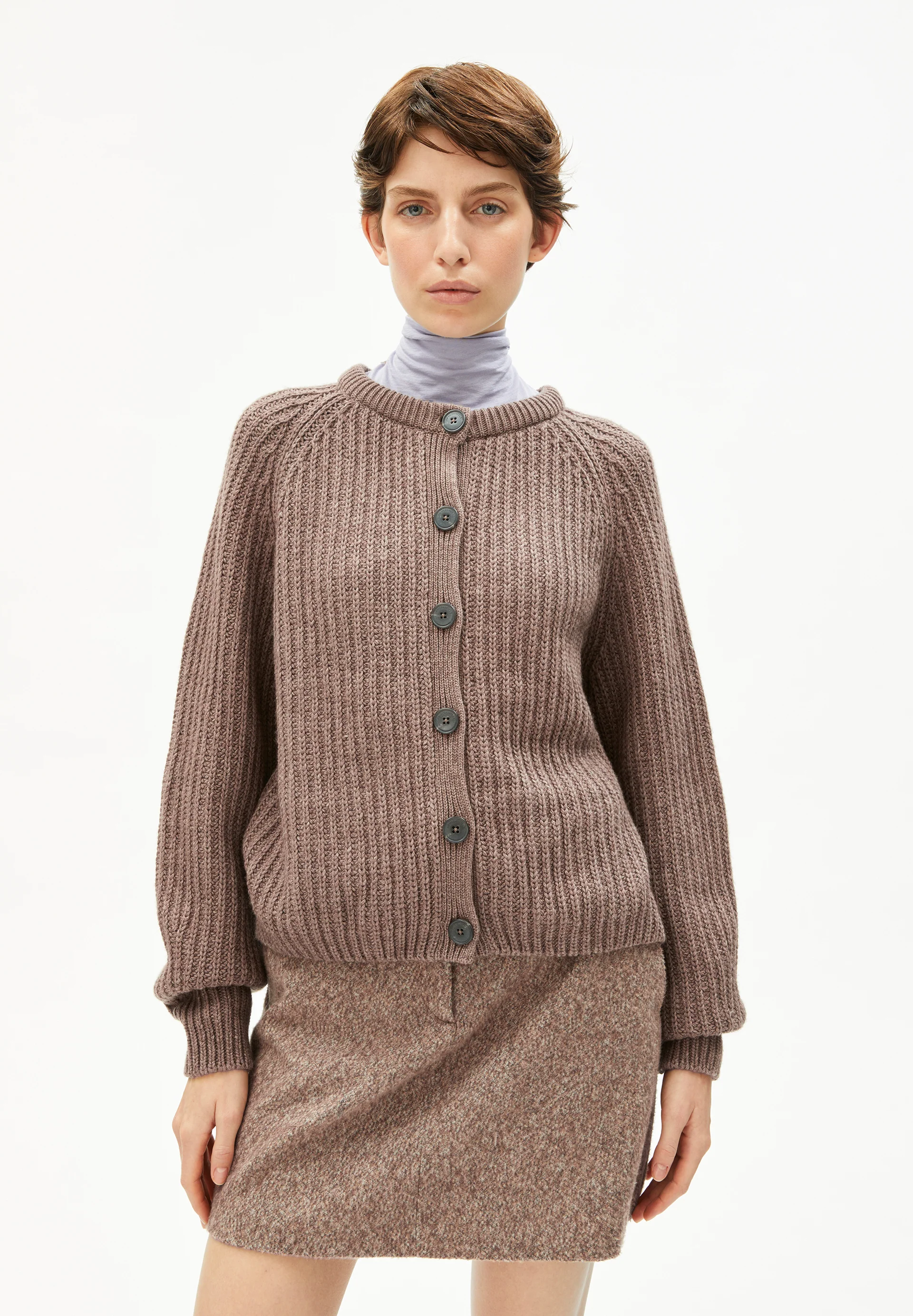 SELMAA Cardigan made of Organic Wool Mix
